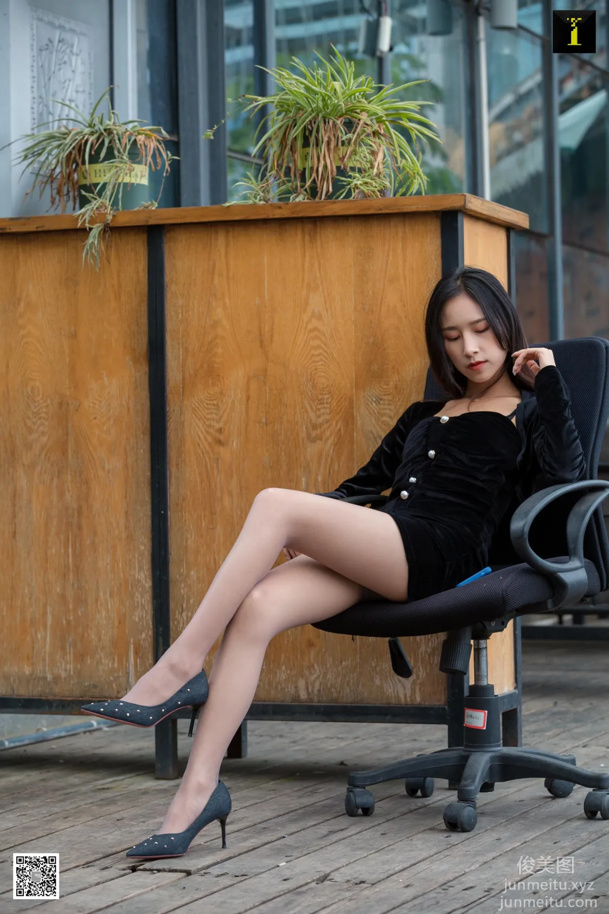 [IESS] 2020.01.16 Silk Enjoyer 659: Mei Zi, Retro Suede Suit [95P] photo 69