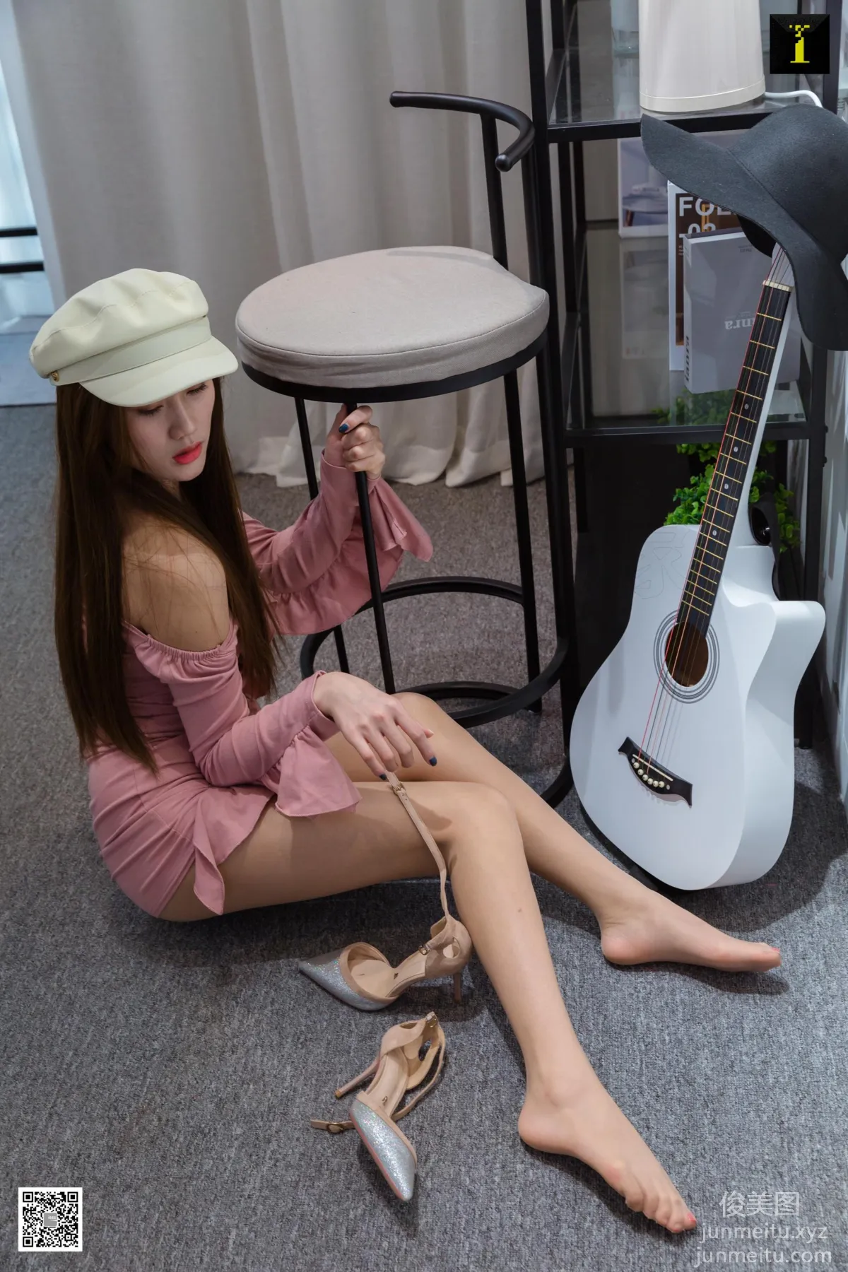 [IESS] 2020.03.09 Silk Enjoyer 696: Yu Xi, The Lady in the White Hat [90P] photo 35