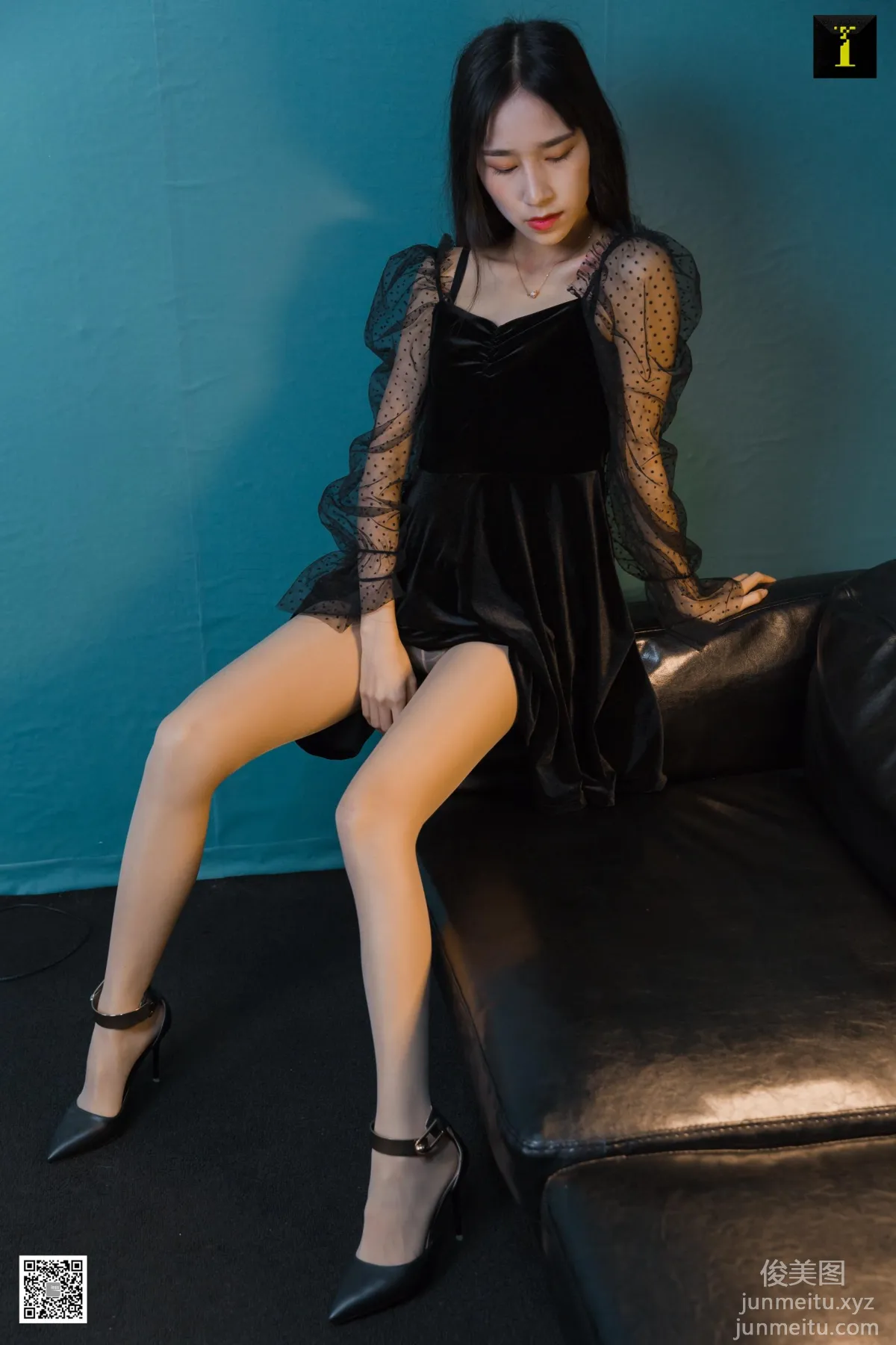 [IESS] 2020.04.10 Silk Enjoyer 719: Mei Zi, Retro Polka Dot Addict [91P] photo 21