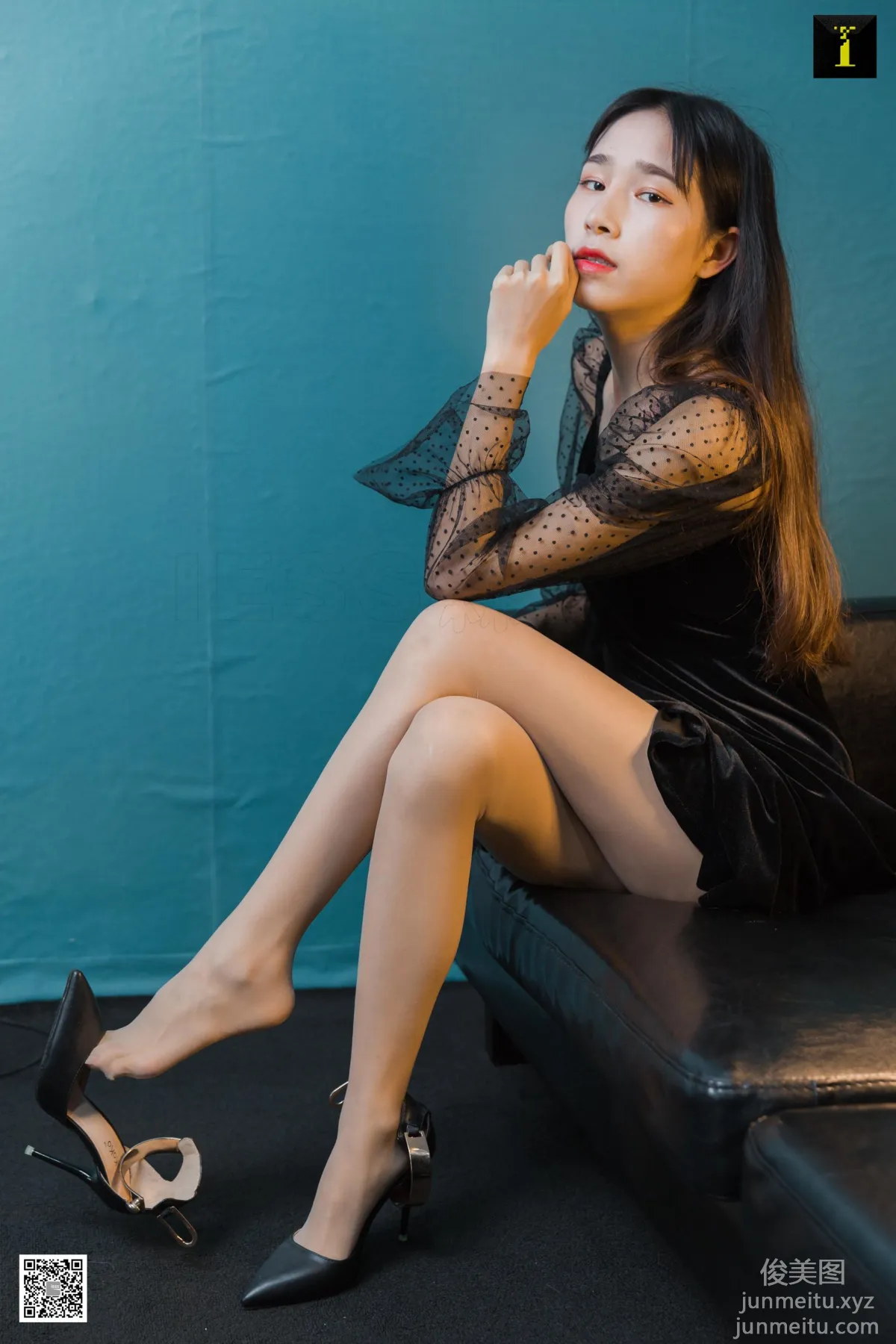 [IESS] 2020.04.10 Silk Enjoyer 719: Mei Zi, Retro Polka Dot Addict [91P] photo 40