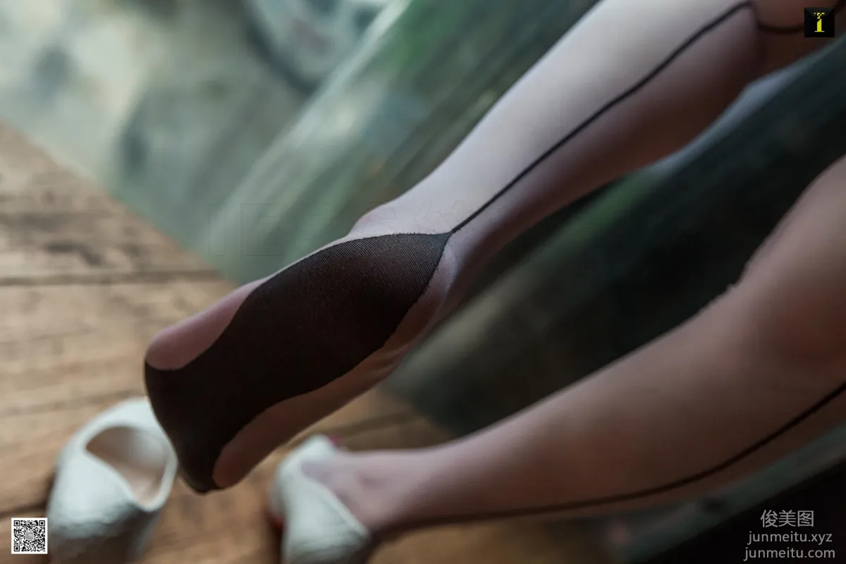 [IESS] 2020.04.14 Silk Enjoyer 721: Yu Xi, Peep Toe and Garter Stockings [95P] photo 52