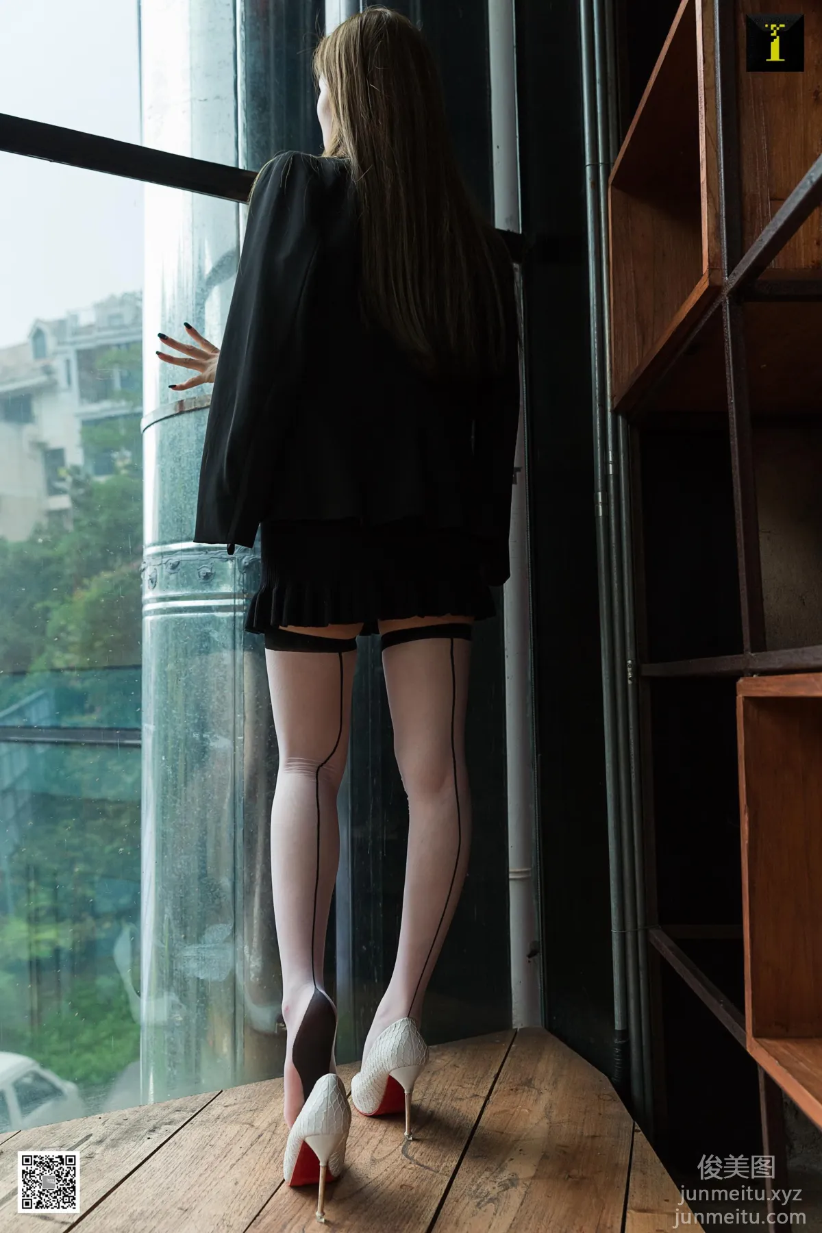 [IESS] 2020.04.14 Silk Enjoyer 721: Yu Xi, Peep Toe and Garter Stockings [95P] photo 71