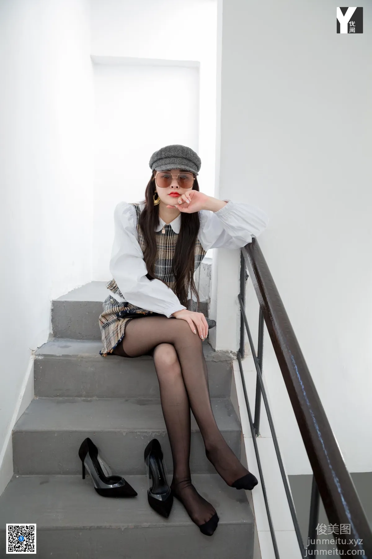 [IESS] 2020.04.20 Silk Enjoyer 725: Miao Jie, Playful Plaid Suit [87P] photo 59