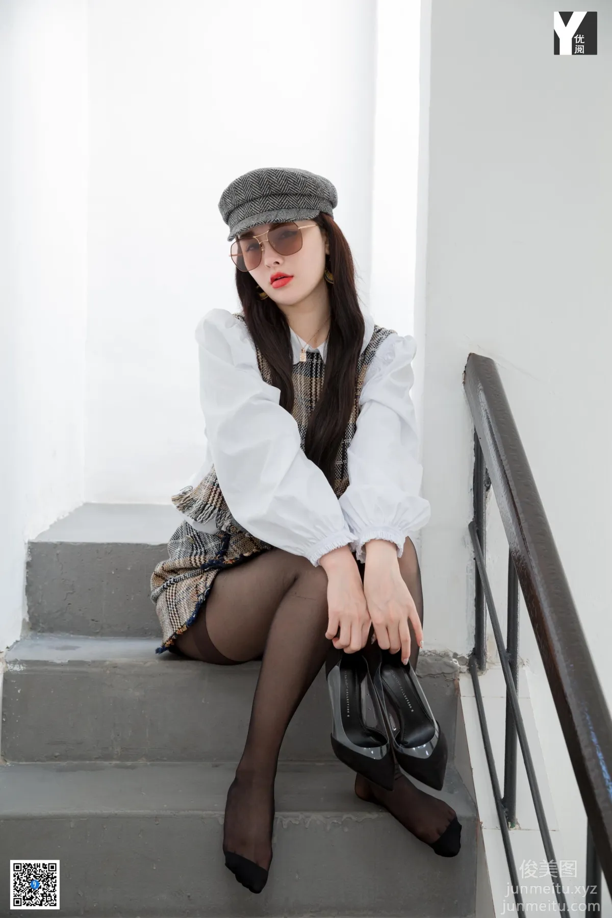 [IESS] 2020.04.20 Silk Enjoyer 725: Miao Jie, Playful Plaid Suit [87P] photo 74