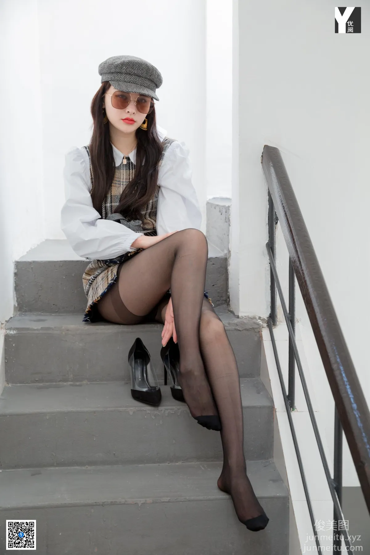[IESS] 2020.04.20 Silk Enjoyer 725: Miao Jie, Playful Plaid Suit [87P] photo 76