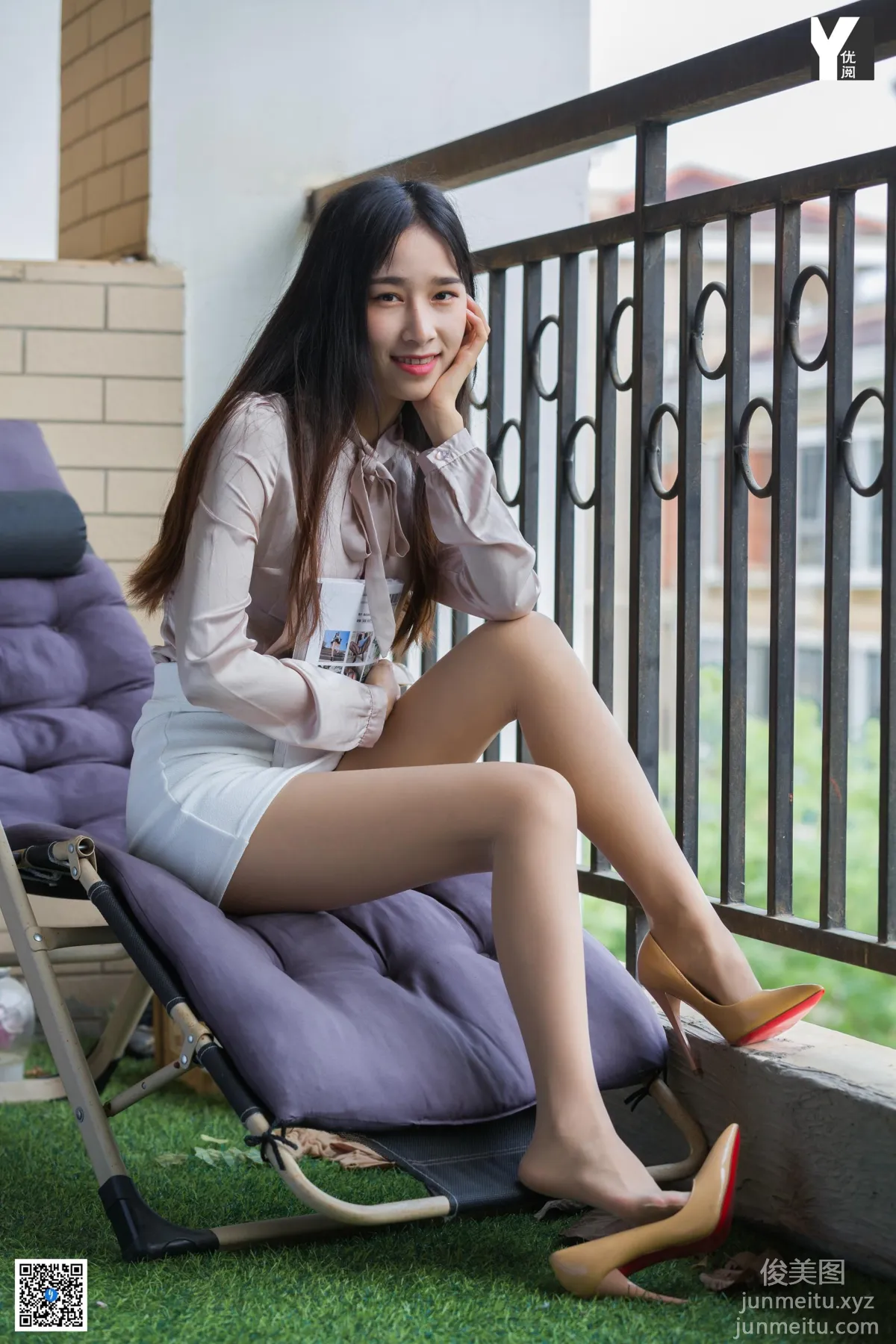 [IESS] 2020.04.21 Silk Enjoyer 726: Mei Zi, Book-Loving Female Colleague [95P] photo 26