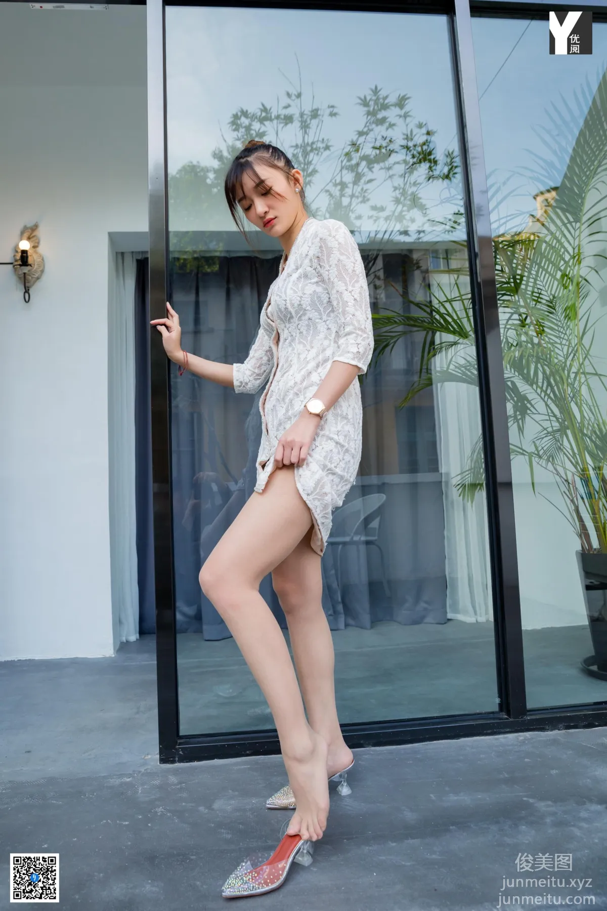 [IESS] 2020.05.02 Silk Enjoyer 731: IESS Qiuqiu 《Girlfriend's Doorstep》 [95P] photo 41