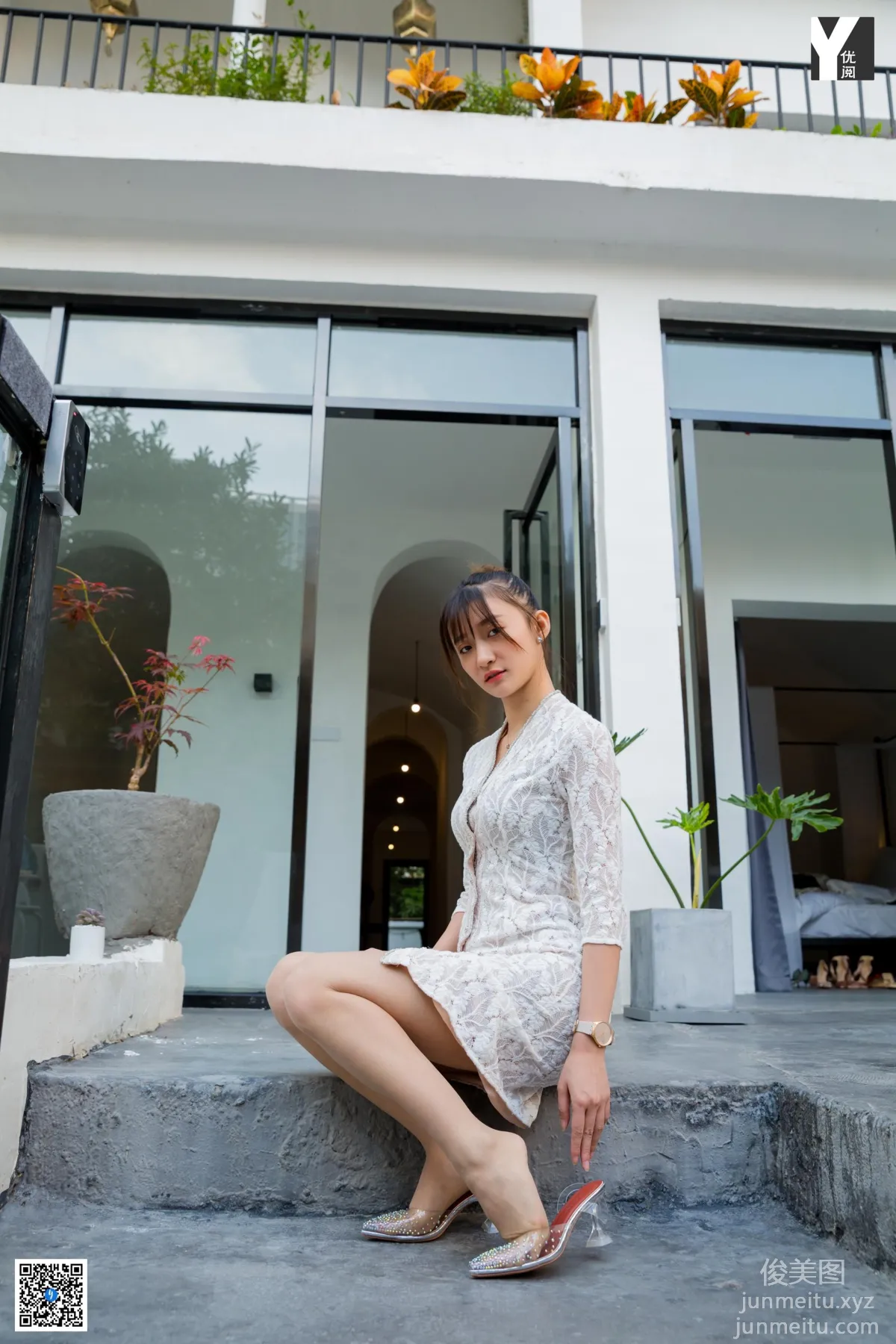 [IESS] 2020.05.02 Silk Enjoyer 731: IESS Qiuqiu 《Girlfriend's Doorstep》 [95P] photo 49
