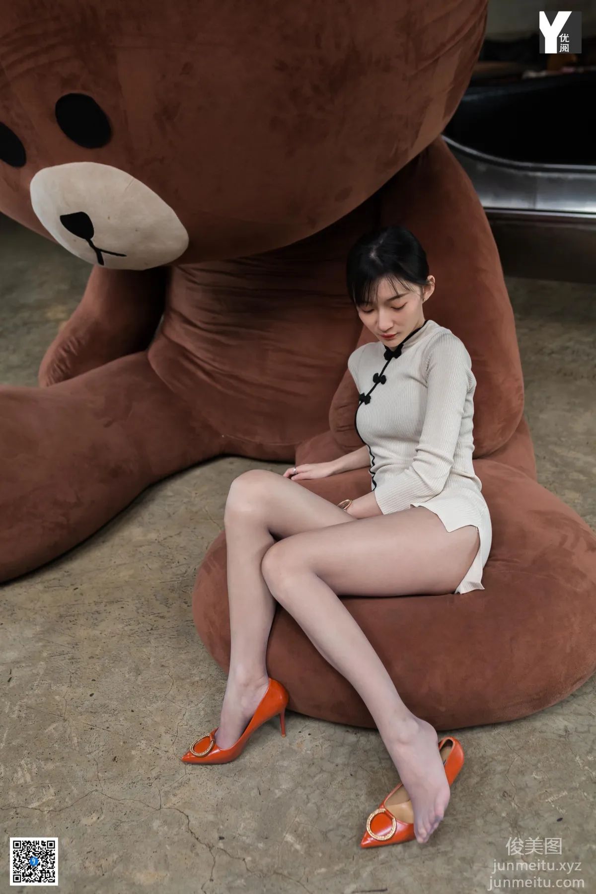 [IESS] 2020.05.12 Silk Enjoyer 738: IESS Qiuqiu, Brown Bear Love [89P] photo 14