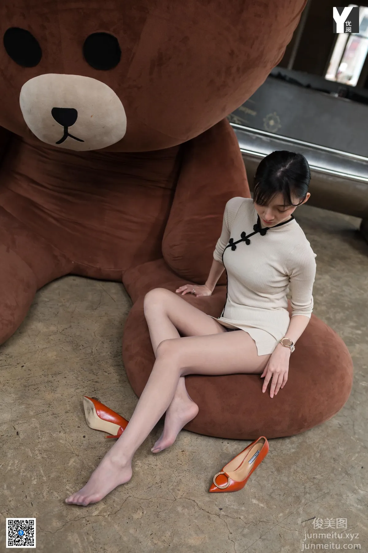 [IESS] 2020.05.12 Silk Enjoyer 738: IESS Qiuqiu, Brown Bear Love [89P] photo 27