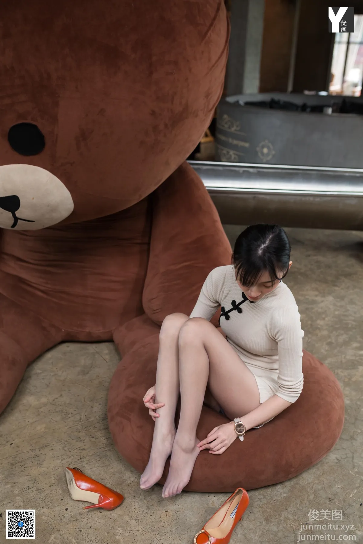 [IESS] 2020.05.12 Silk Enjoyer 738: IESS Qiuqiu, Brown Bear Love [89P] photo 28
