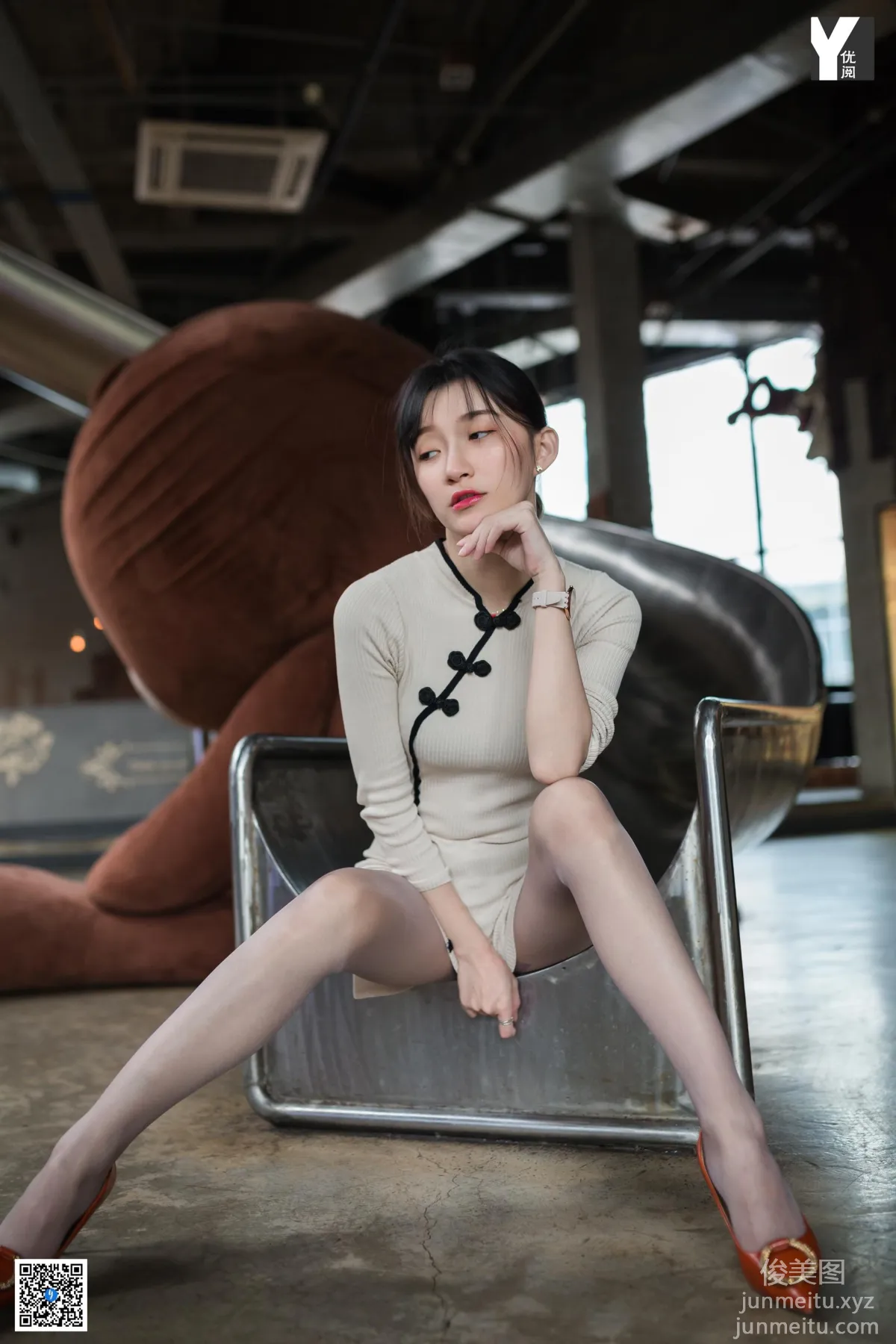 [IESS] 2020.05.12 Silk Enjoyer 738: IESS Qiuqiu, Brown Bear Love [89P] photo 81