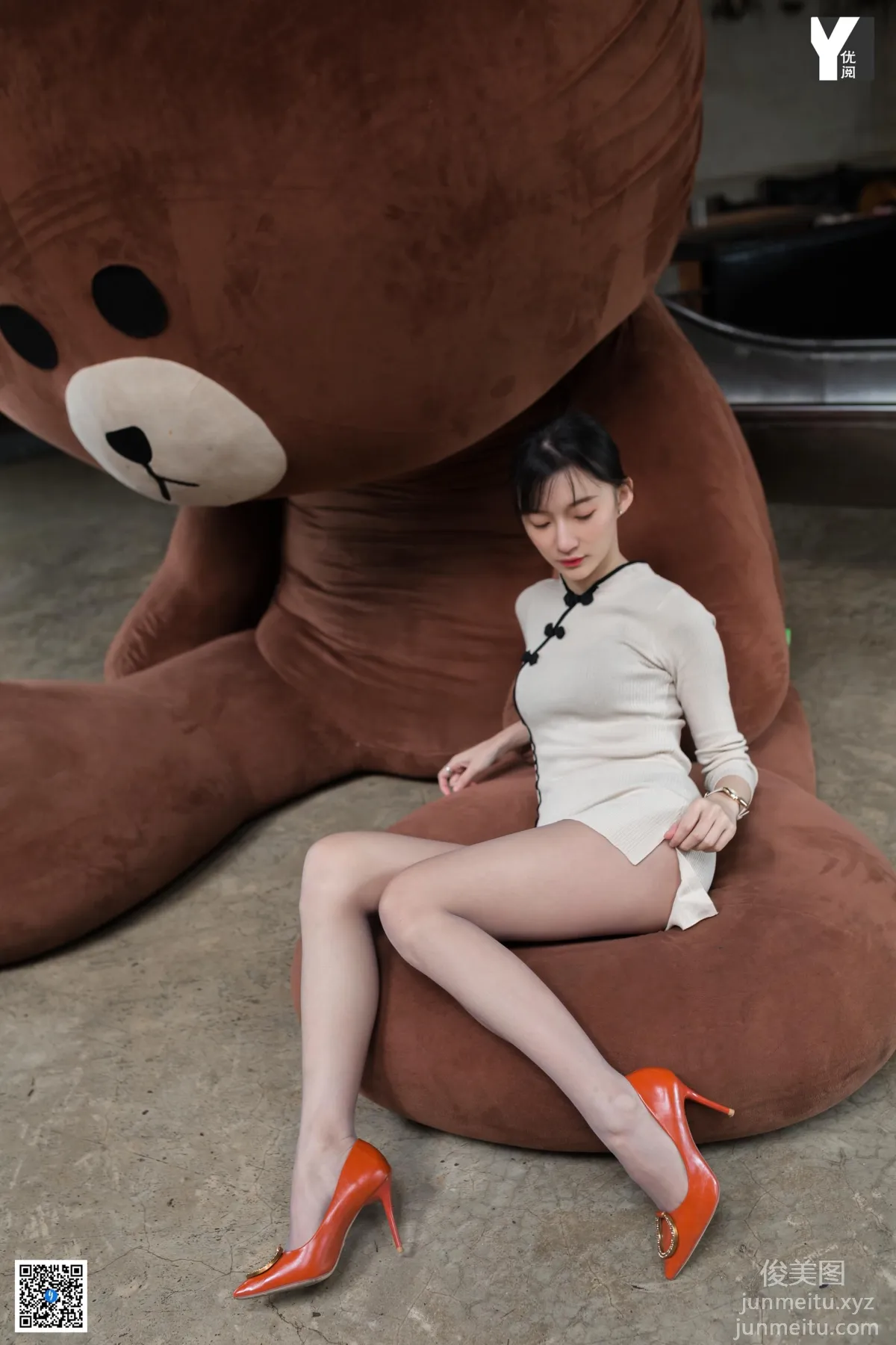 [IESS] 2020.05.12 Silk Enjoyer 738: IESS Qiuqiu, Brown Bear Love [89P] photo 89