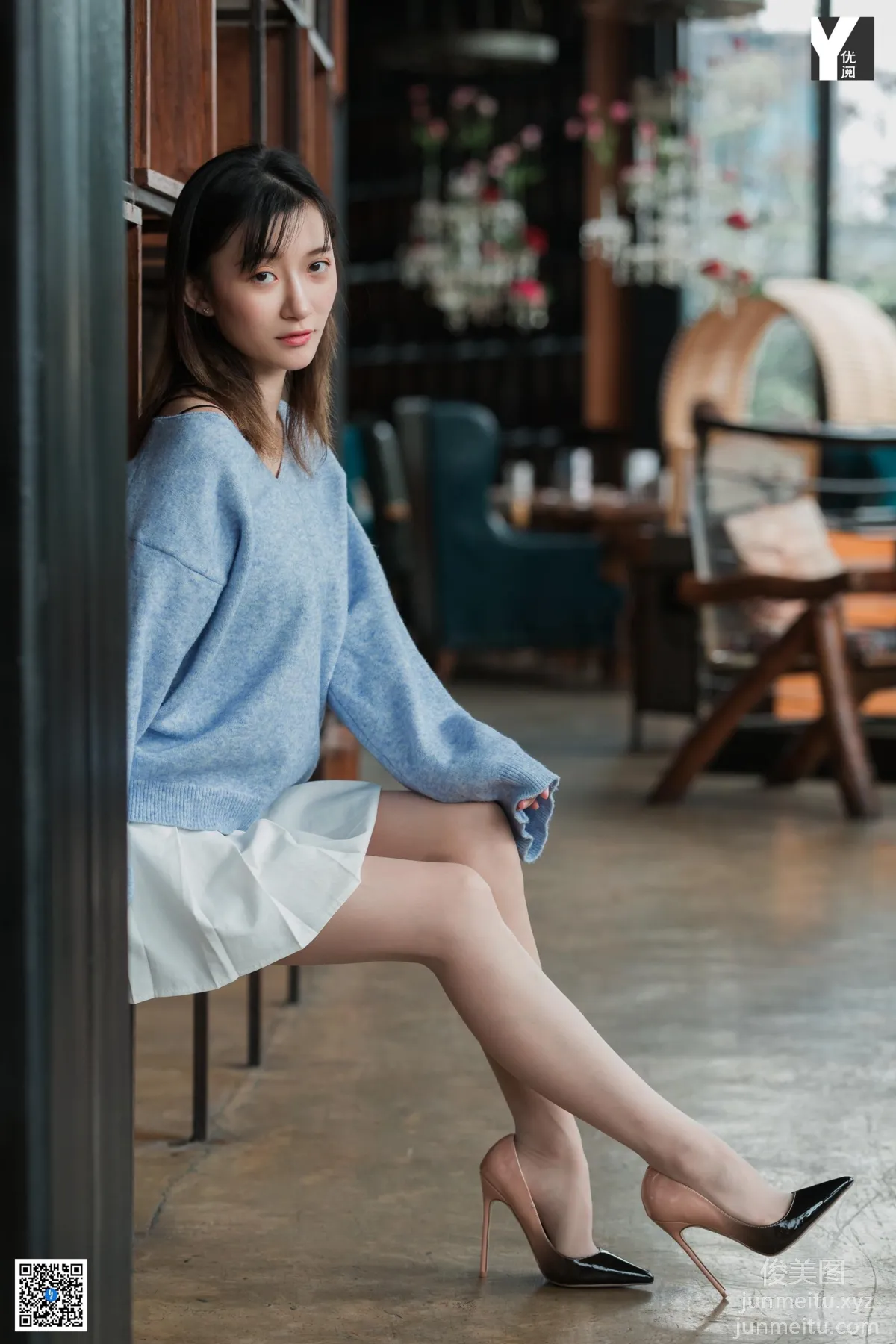 [IESS] 2020.05.21 Silk Enjoyer 745: IESS Qiuqiu, Pleated Skirt Girl [90P] photo 5