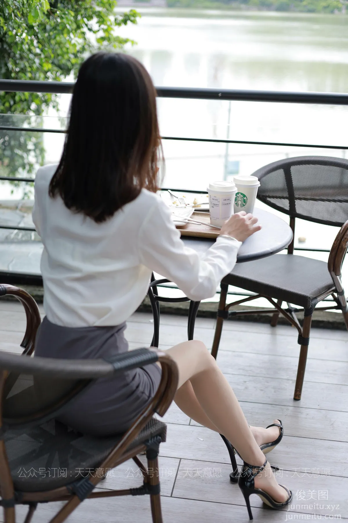 [IESS] 2021.07.08 Silk Enjoyer 855: Xiao Liu, White OL Outfit [90P] photo 15