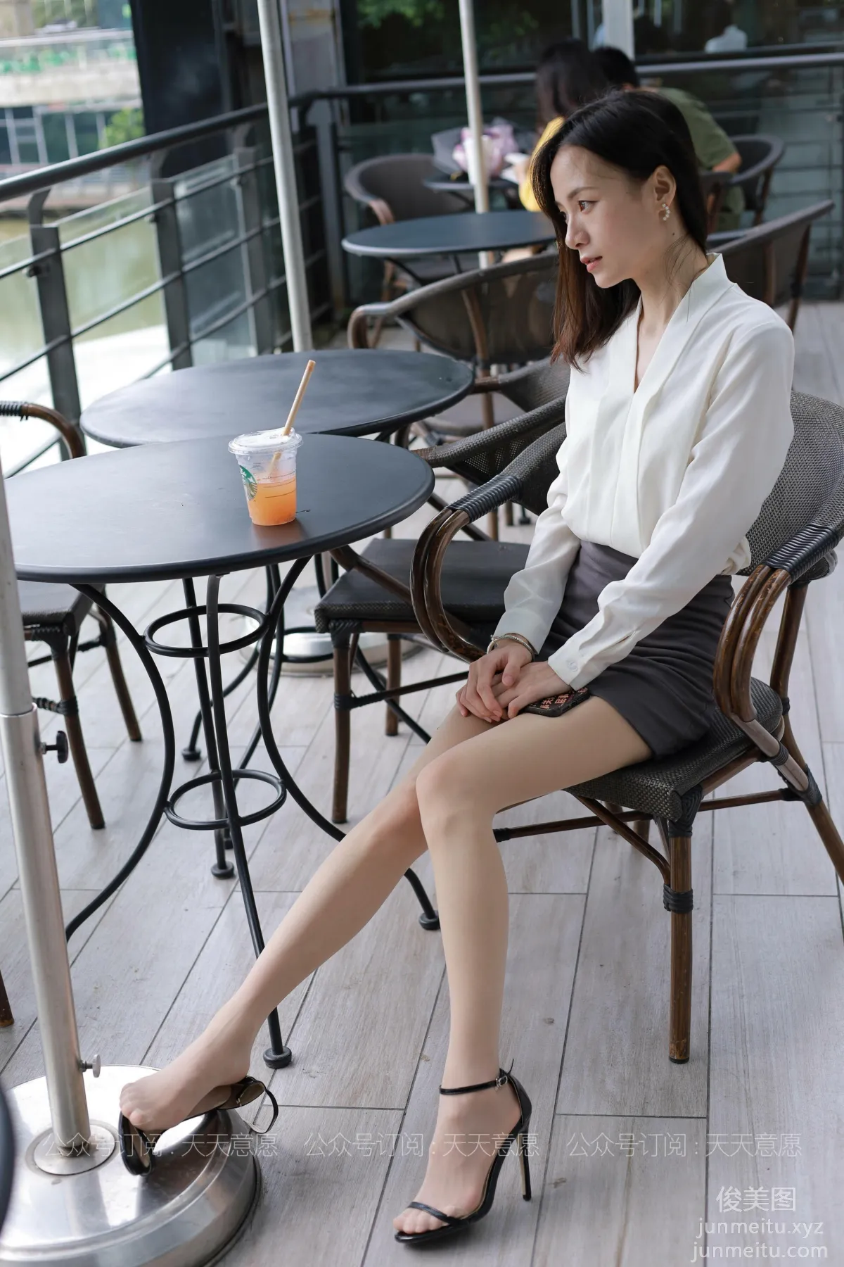 [IESS] 2021.07.08 Silk Enjoyer 855: Xiao Liu, White OL Outfit [90P] photo 55