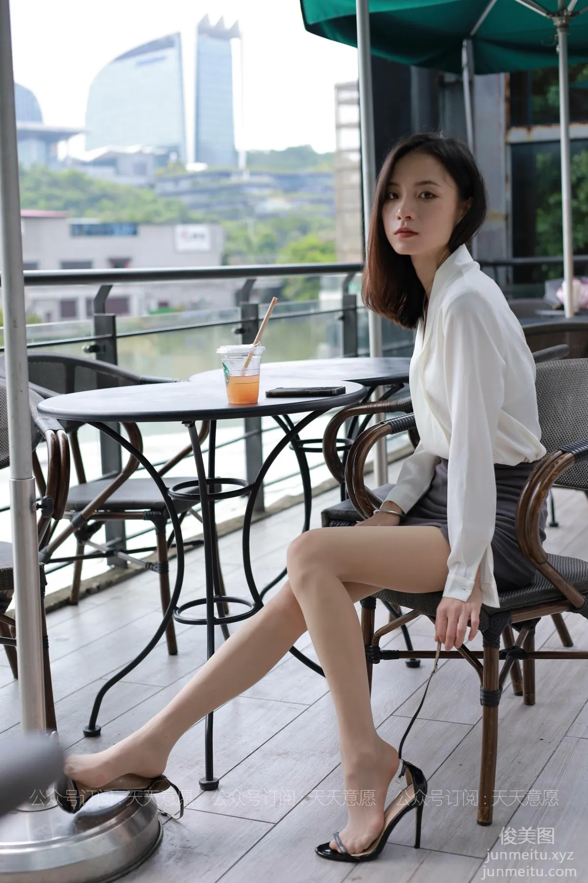 [IESS] 2021.07.08 Silk Enjoyer 855: Xiao Liu, White OL Outfit [90P] photo 63