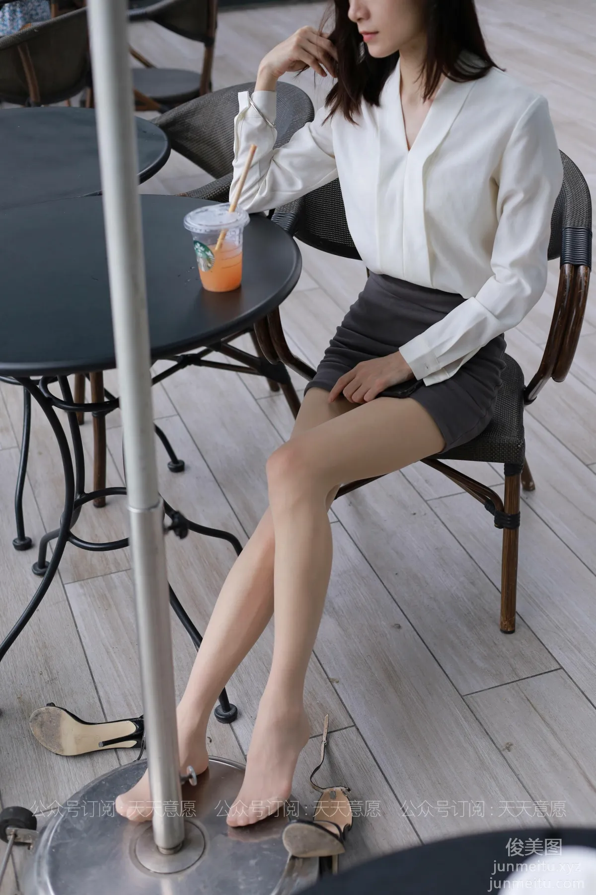 [IESS] 2021.07.08 Silk Enjoyer 855: Xiao Liu, White OL Outfit [90P] photo 70