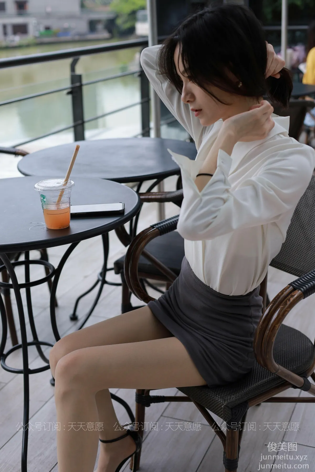 [IESS] 2021.07.08 Silk Enjoyer 855: Xiao Liu, White OL Outfit [90P] photo 85