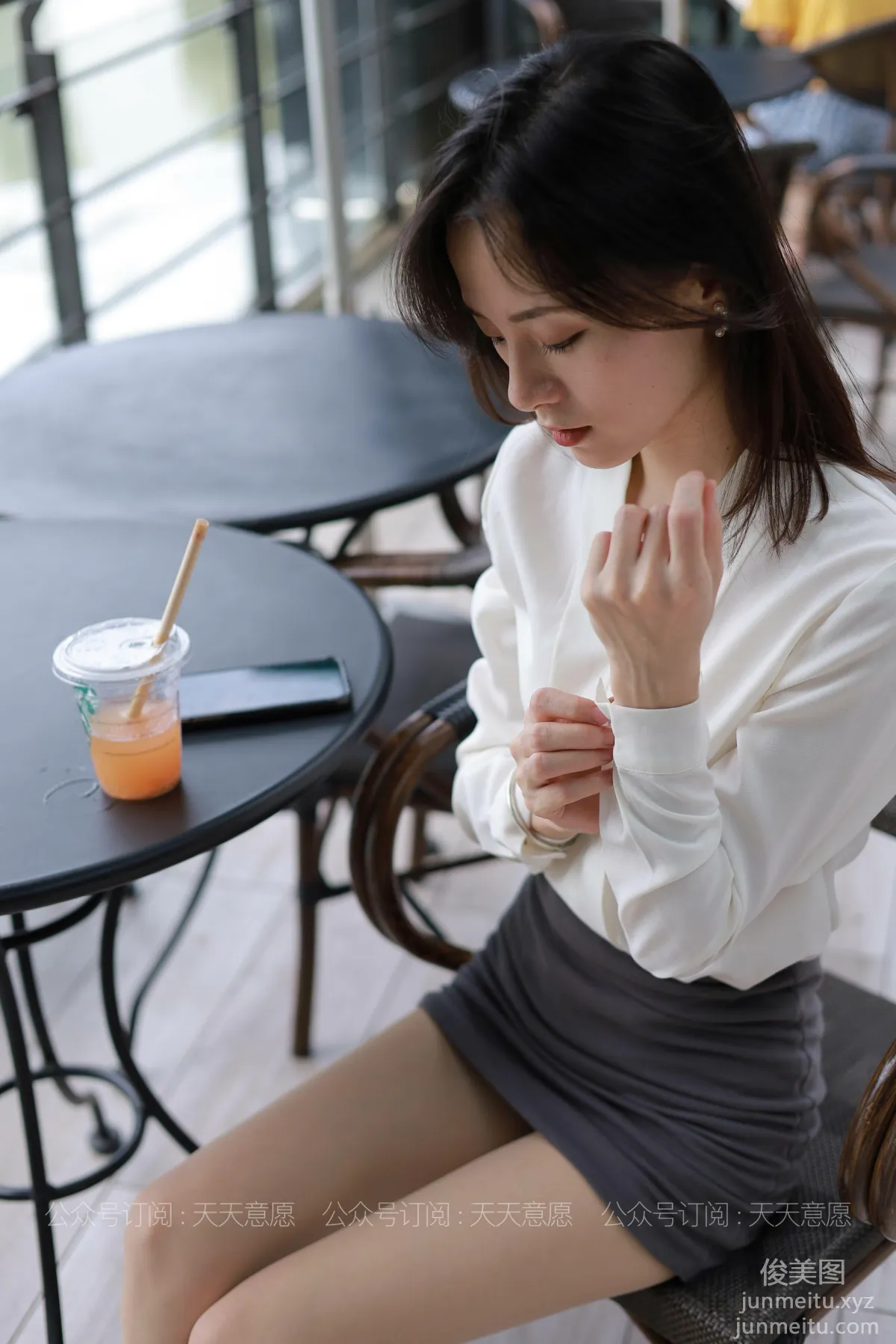 [IESS] 2021.07.08 Silk Enjoyer 855: Xiao Liu, White OL Outfit [90P] photo 89
