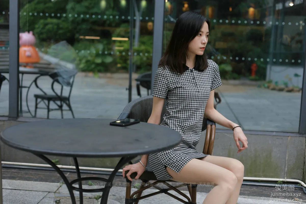 [IESS] 2021.07.22 Silk Enjoyer 867: Xiao Liu, Plaid Dress [90P] photo 14