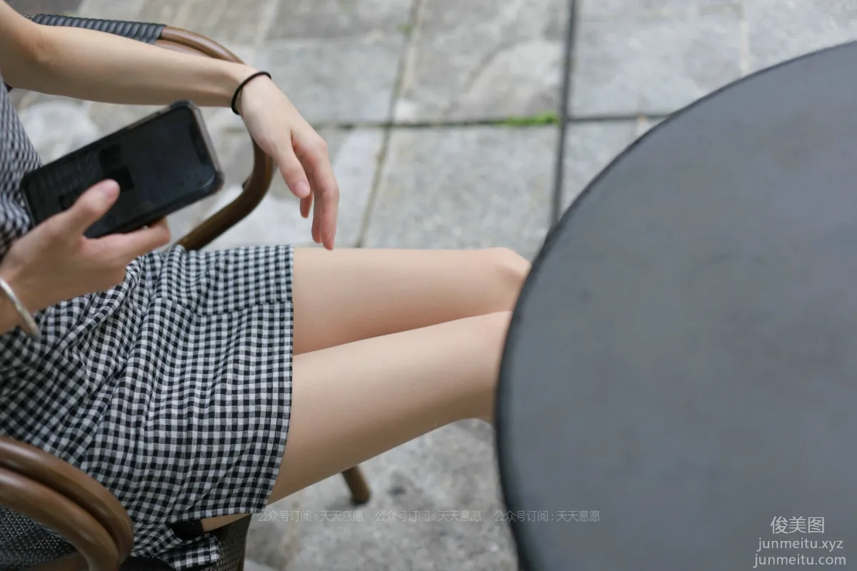 [IESS] 2021.07.22 Silk Enjoyer 867: Xiao Liu, Plaid Dress [90P] photo 18