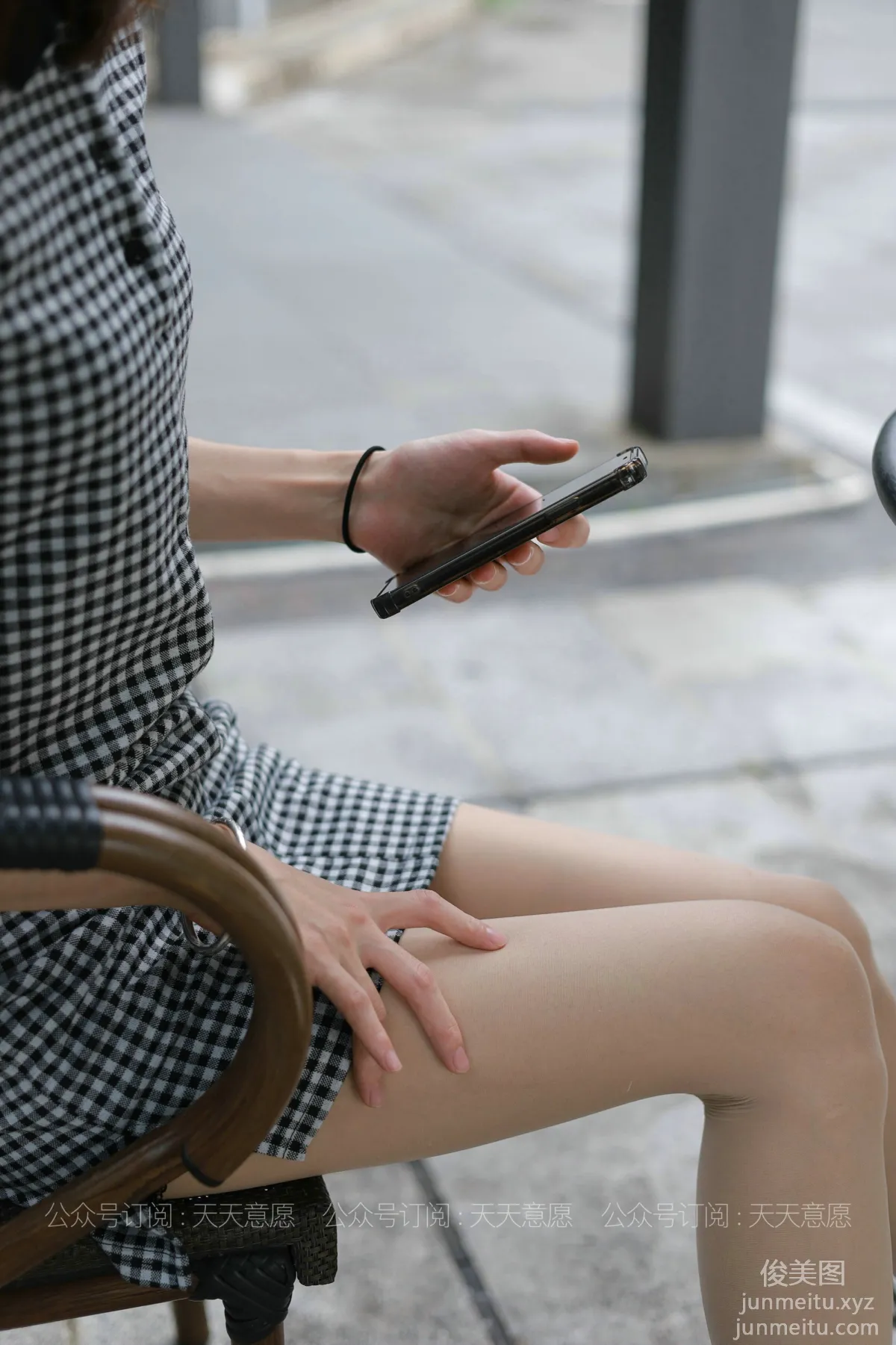 [IESS] 2021.07.22 Silk Enjoyer 867: Xiao Liu, Plaid Dress [90P] photo 22