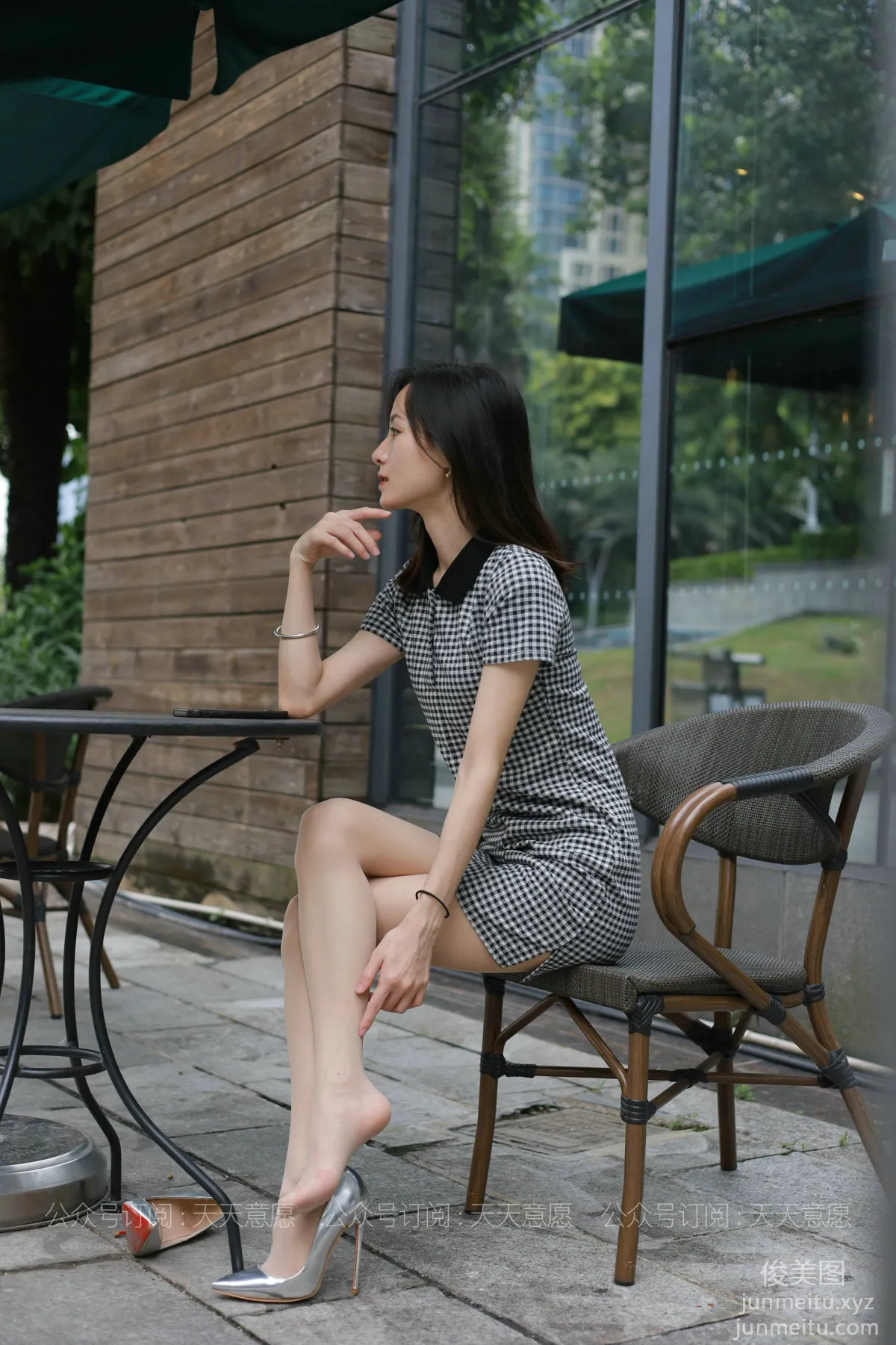 [IESS] 2021.07.22 Silk Enjoyer 867: Xiao Liu, Plaid Dress [90P] photo 44