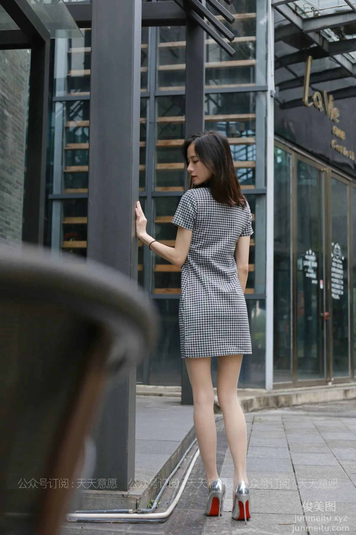 [IESS] 2021.07.22 Silk Enjoyer 867: Xiao Liu, Plaid Dress [90P] photo 56