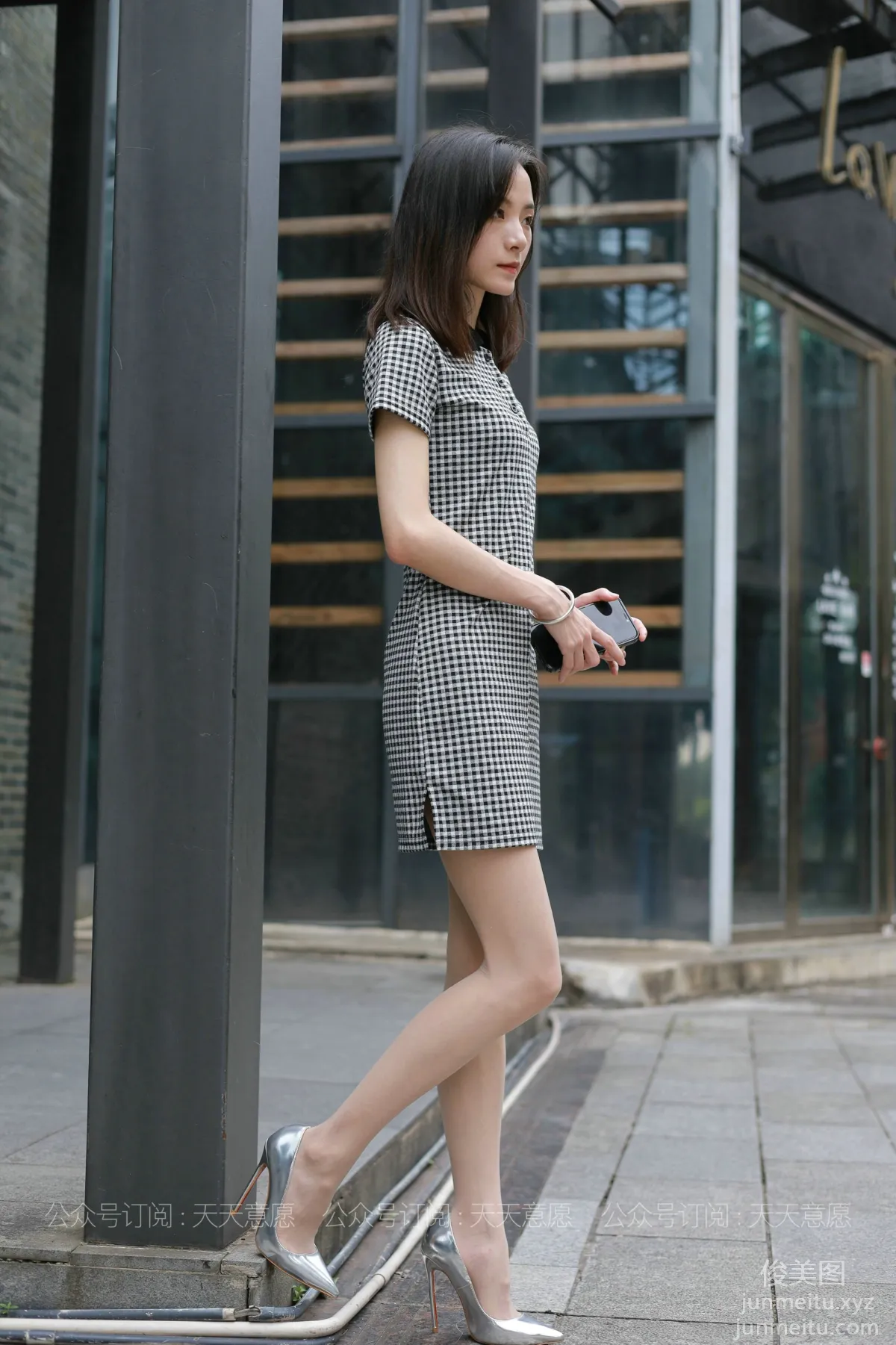 [IESS] 2021.07.22 Silk Enjoyer 867: Xiao Liu, Plaid Dress [90P] photo 60