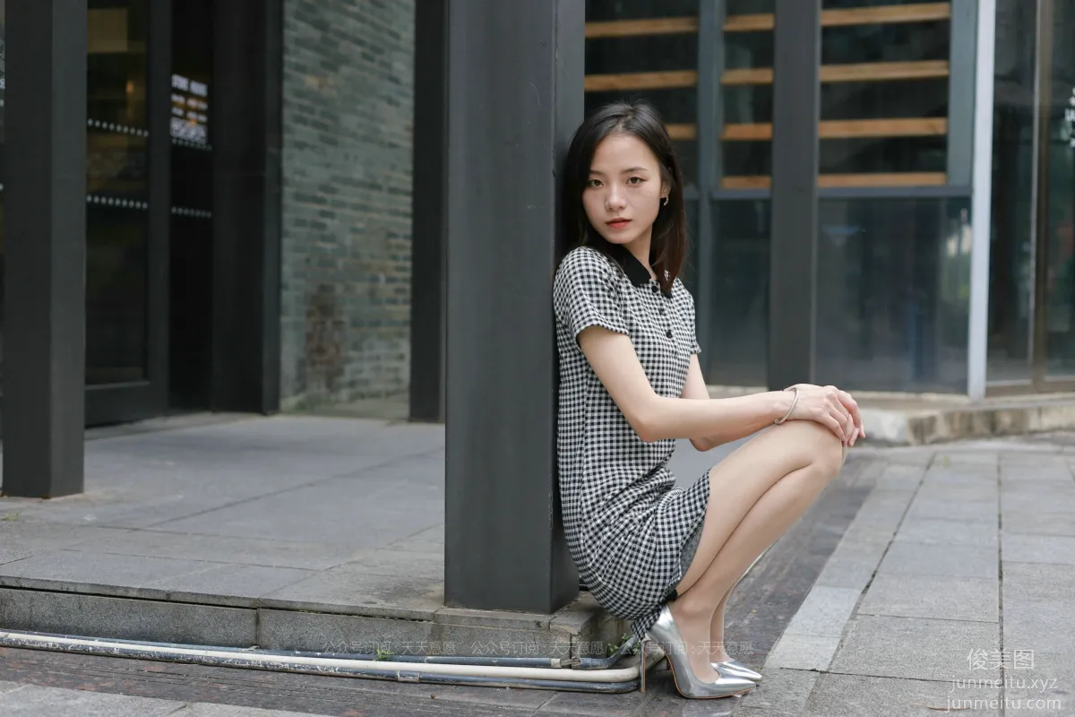 [IESS] 2021.07.22 Silk Enjoyer 867: Xiao Liu, Plaid Dress [90P] photo 61