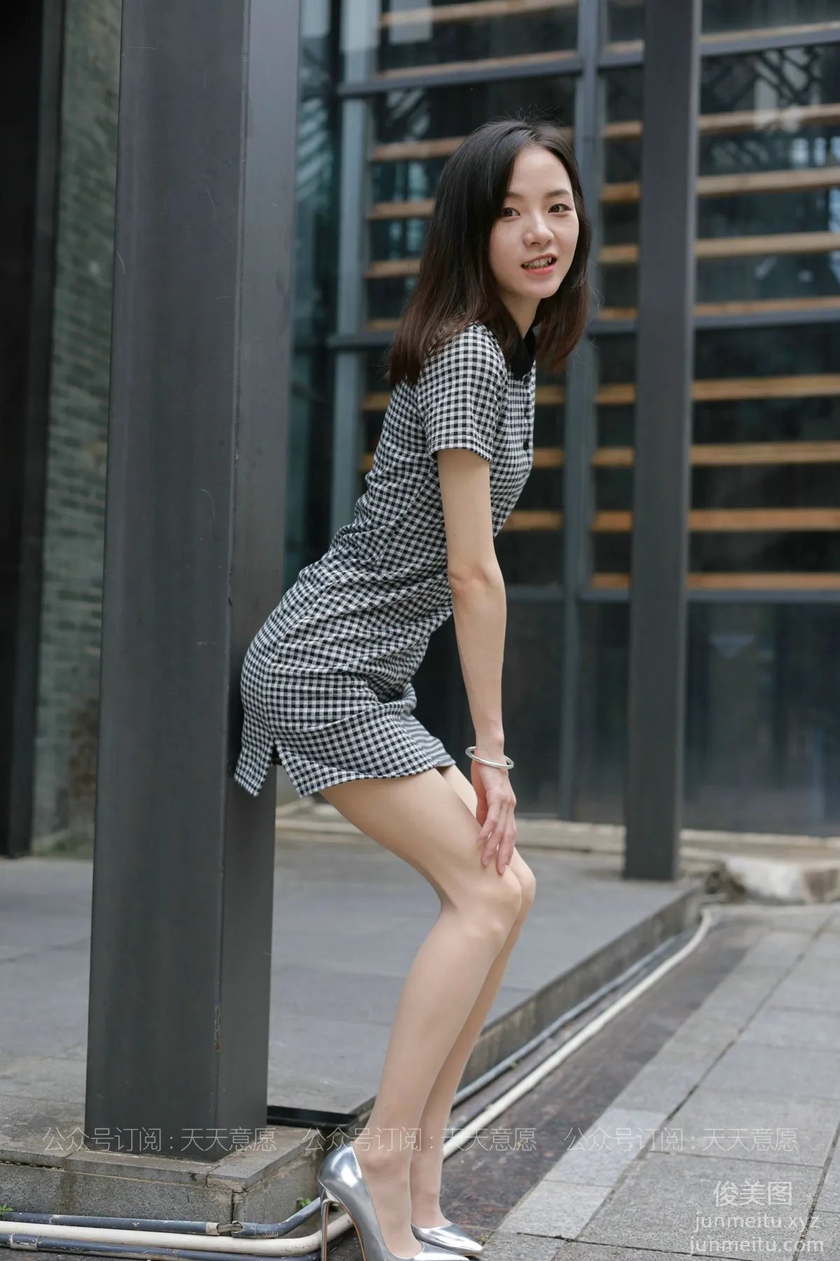 [IESS] 2021.07.22 Silk Enjoyer 867: Xiao Liu, Plaid Dress [90P] photo 63