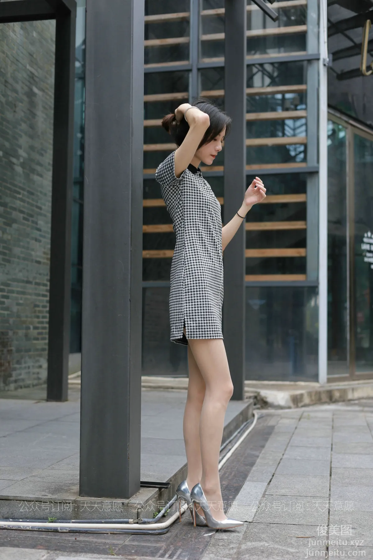 [IESS] 2021.07.22 Silk Enjoyer 867: Xiao Liu, Plaid Dress [90P] photo 64