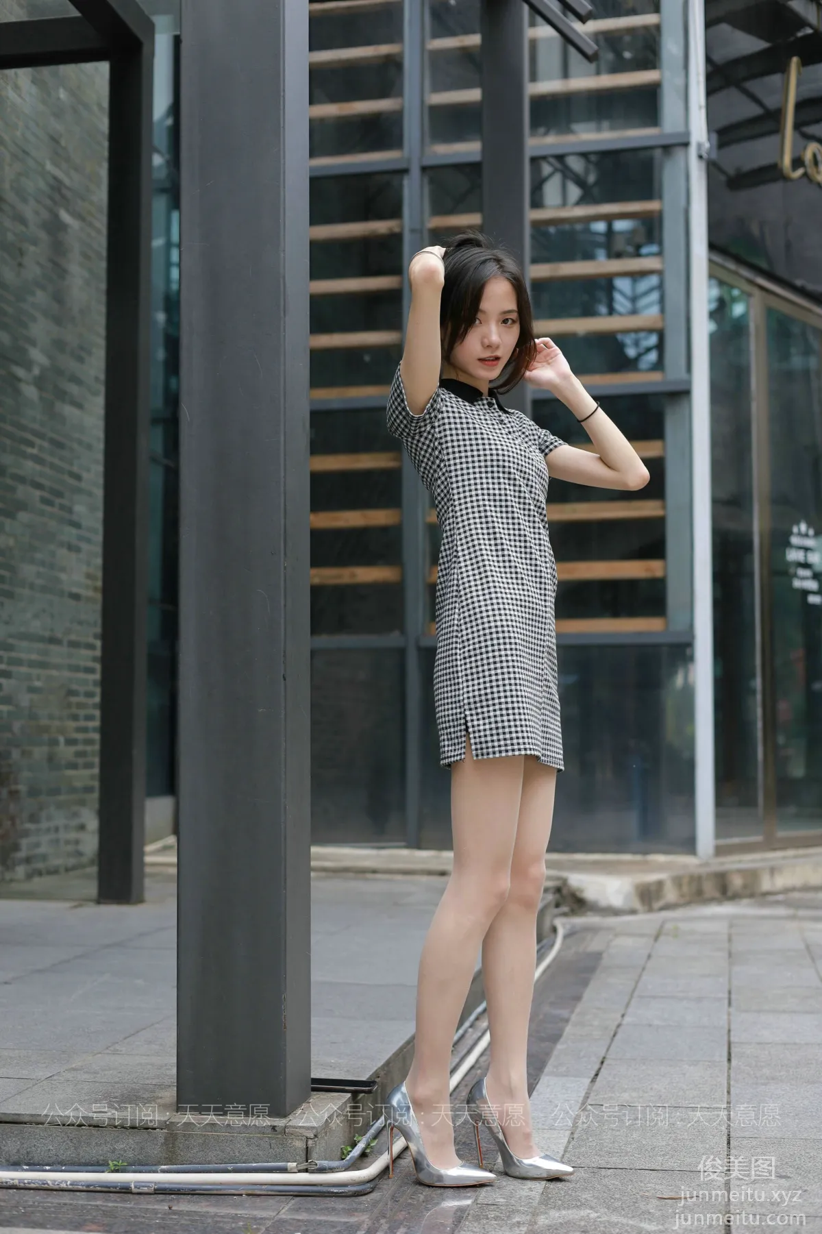 [IESS] 2021.07.22 Silk Enjoyer 867: Xiao Liu, Plaid Dress [90P] photo 65