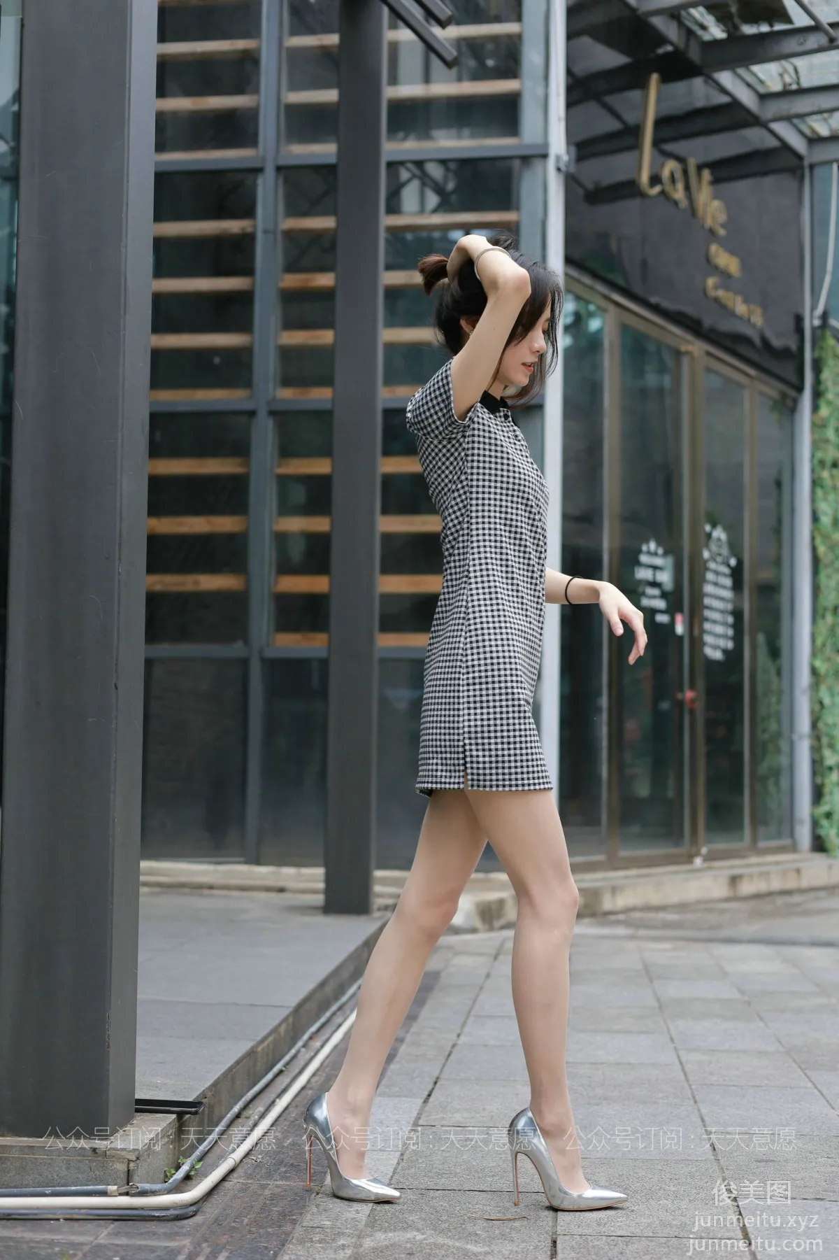 [IESS] 2021.07.22 Silk Enjoyer 867: Xiao Liu, Plaid Dress [90P] photo 66