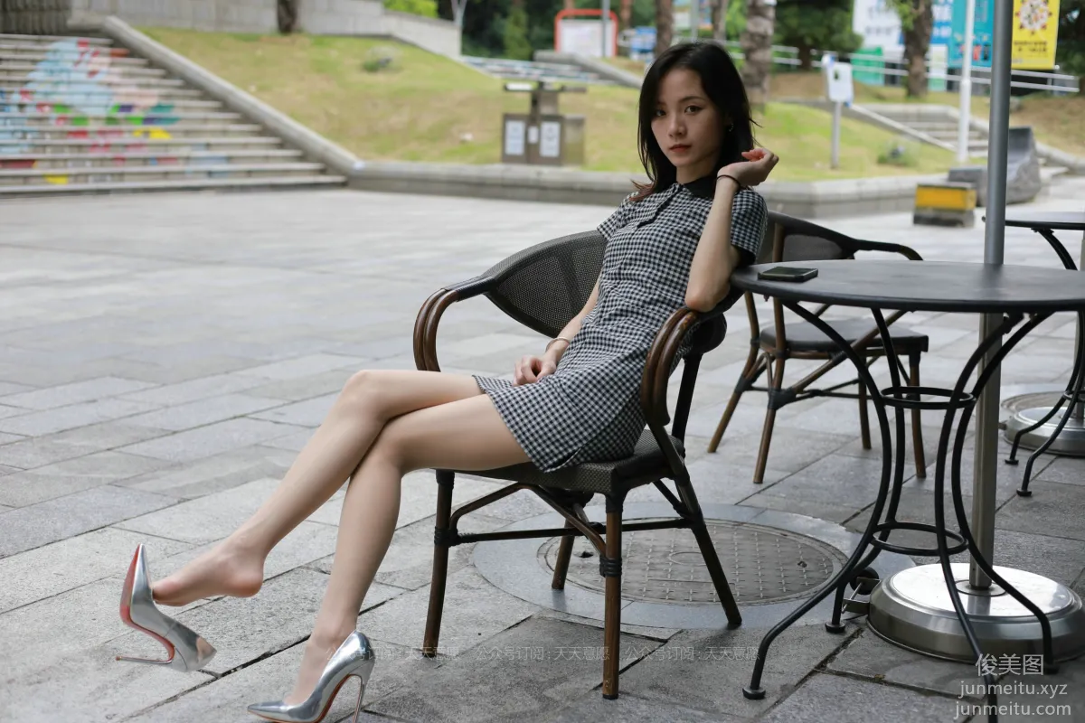 [IESS] 2021.07.22 Silk Enjoyer 867: Xiao Liu, Plaid Dress [90P] photo 72
