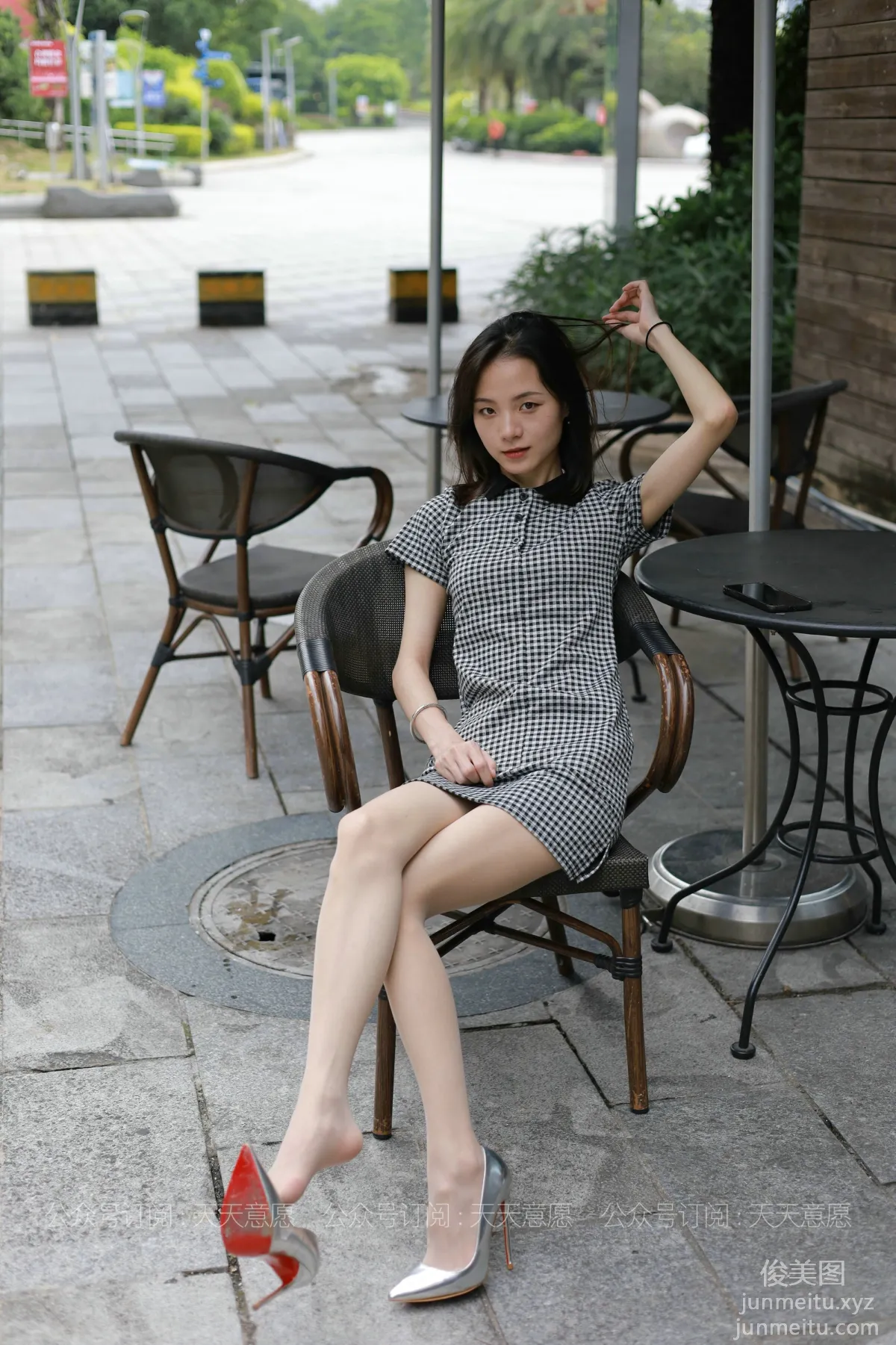 [IESS] 2021.07.22 Silk Enjoyer 867: Xiao Liu, Plaid Dress [90P] photo 73