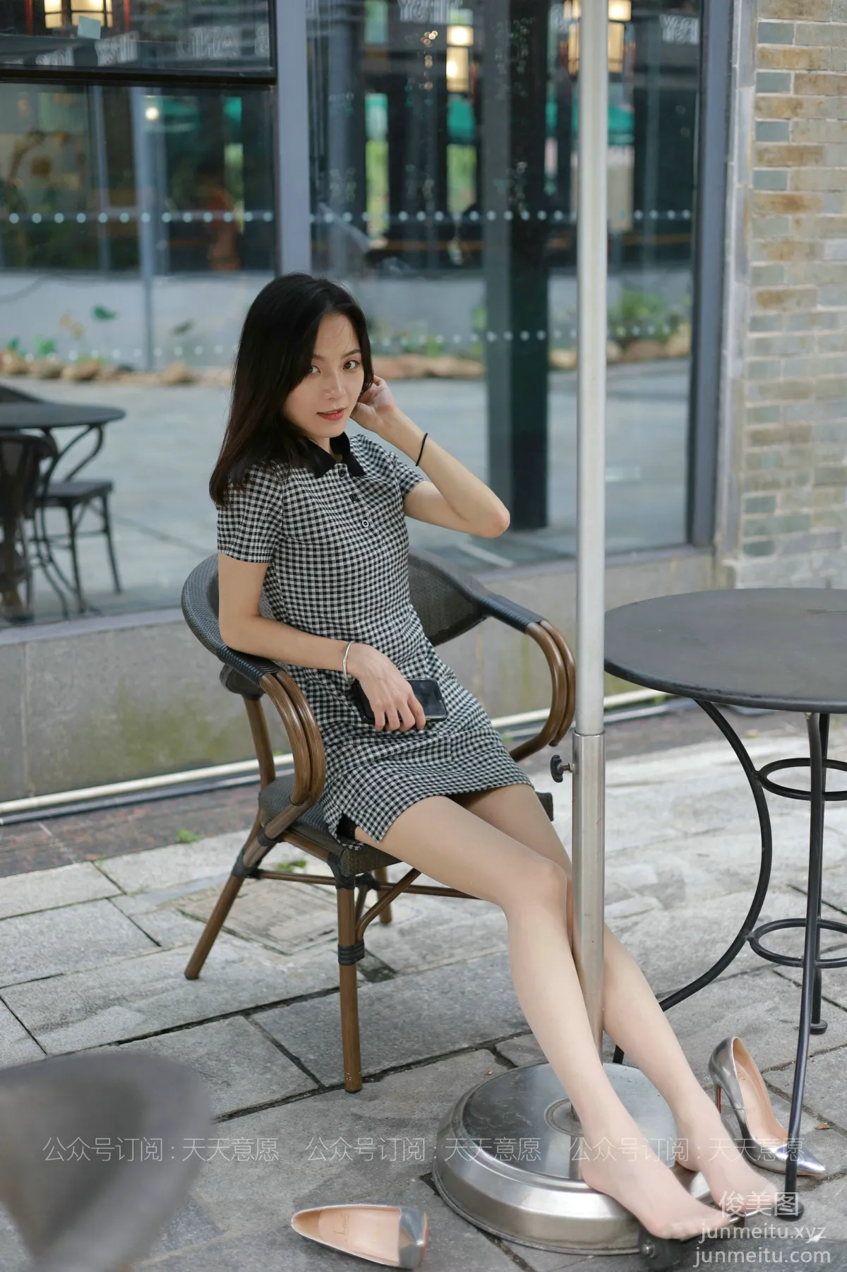 [IESS] 2021.07.22 Silk Enjoyer 867: Xiao Liu, Plaid Dress [90P] photo 83