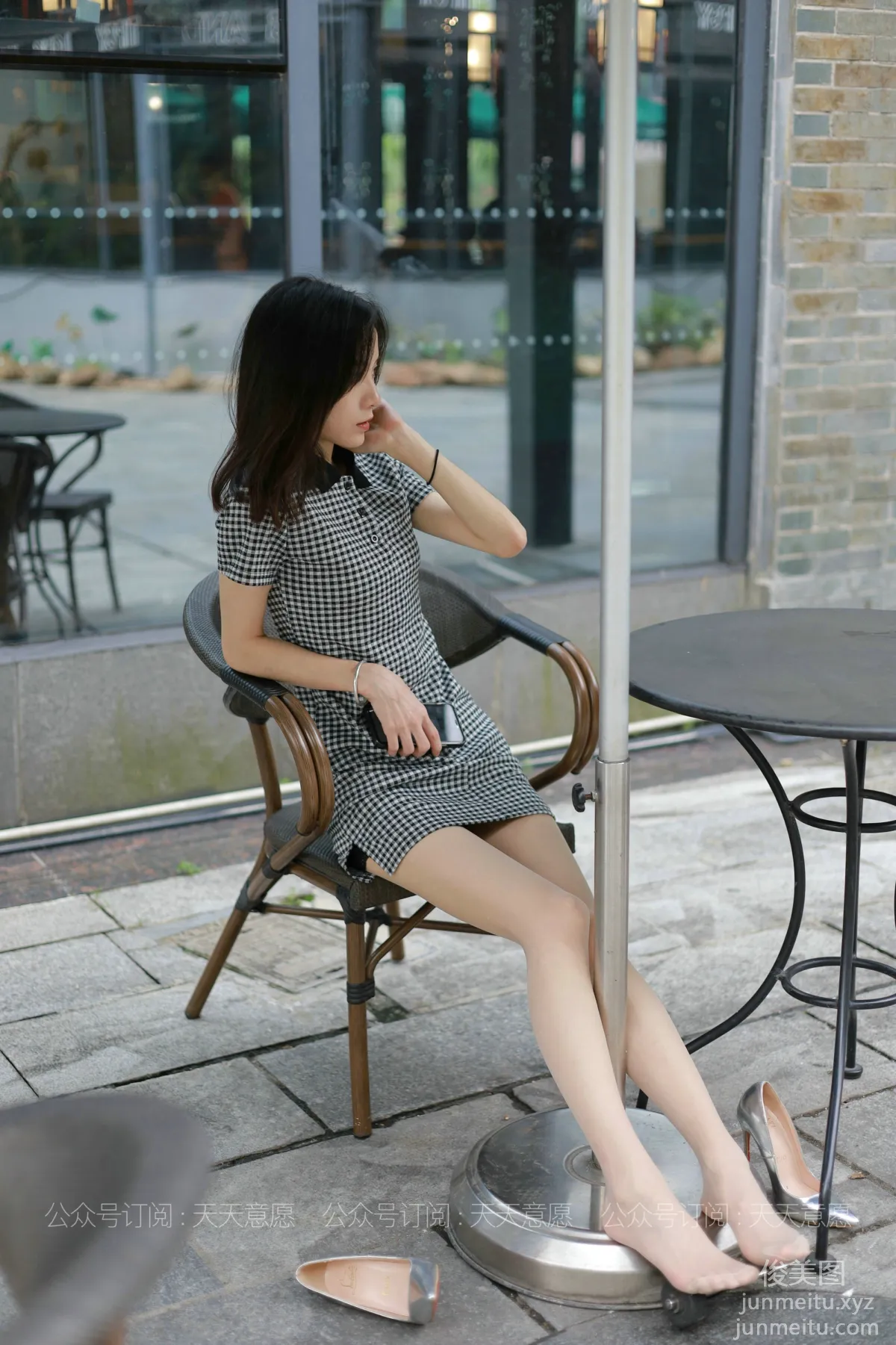 [IESS] 2021.07.22 Silk Enjoyer 867: Xiao Liu, Plaid Dress [90P] photo 84