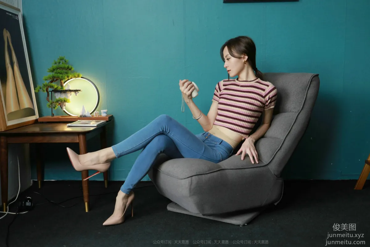 [IESS] 2021.09.01 Silk Enjoyer 906: Xiao Liu, Silk in Jeans [105P] photo 12