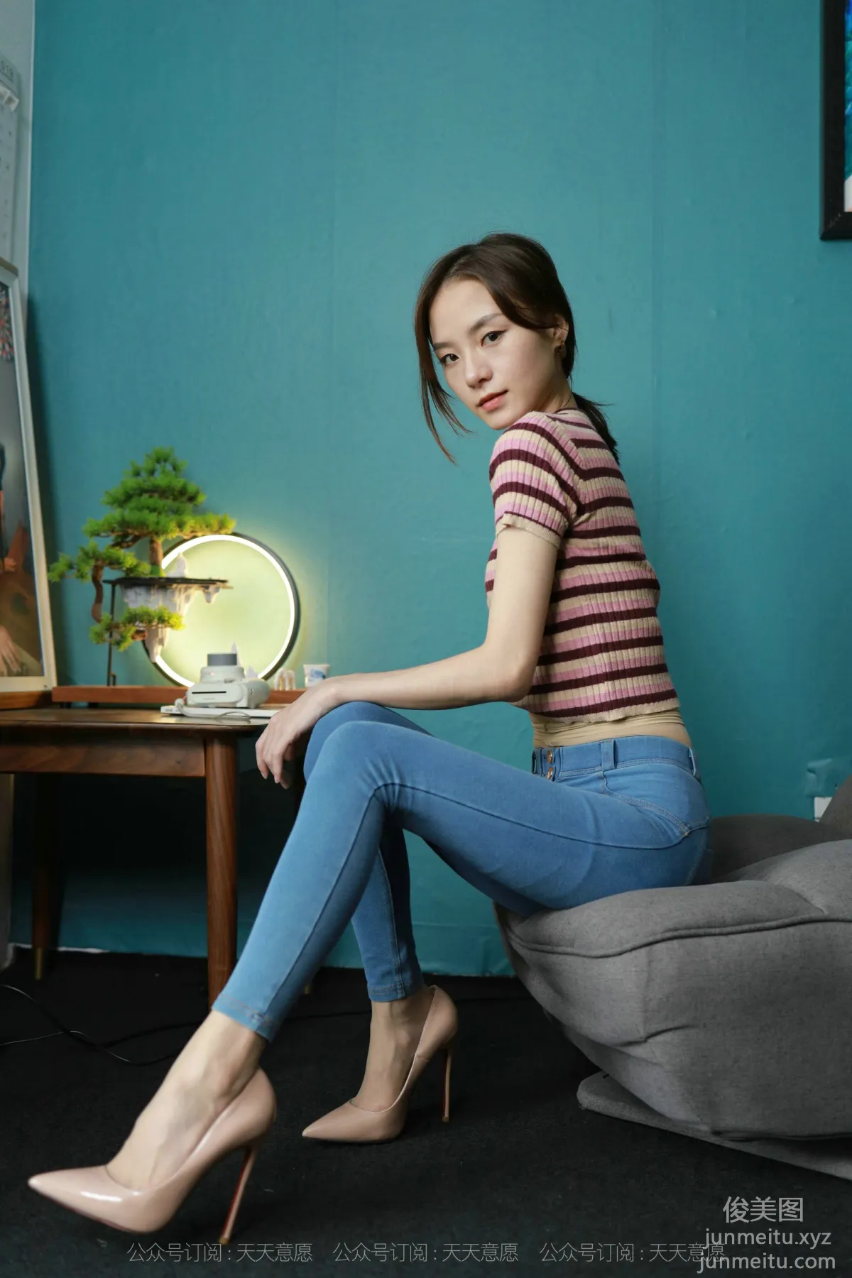 [IESS] 2021.09.01 Silk Enjoyer 906: Xiao Liu, Silk in Jeans [105P] photo 20