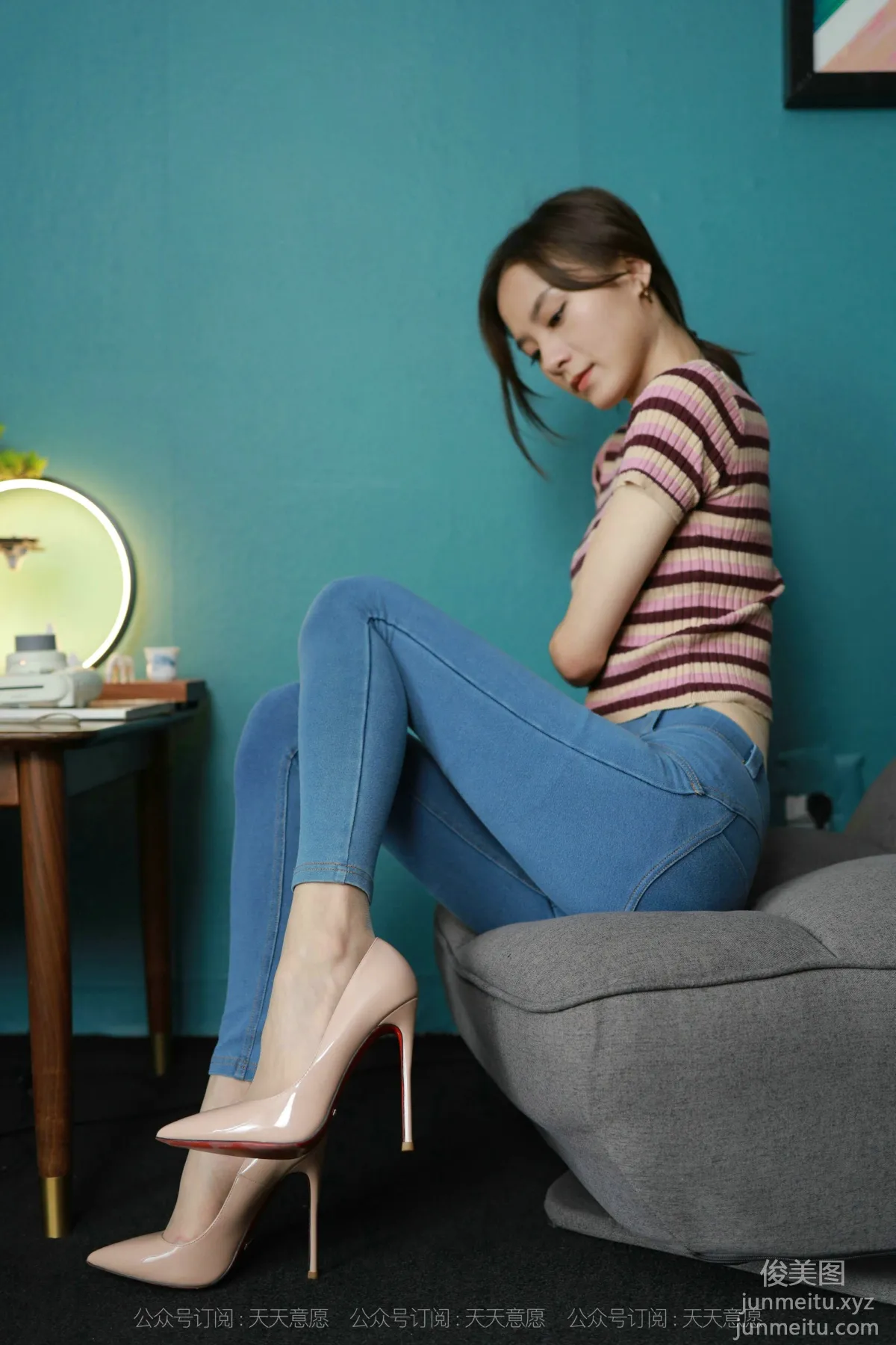 [IESS] 2021.09.01 Silk Enjoyer 906: Xiao Liu, Silk in Jeans [105P] photo 23