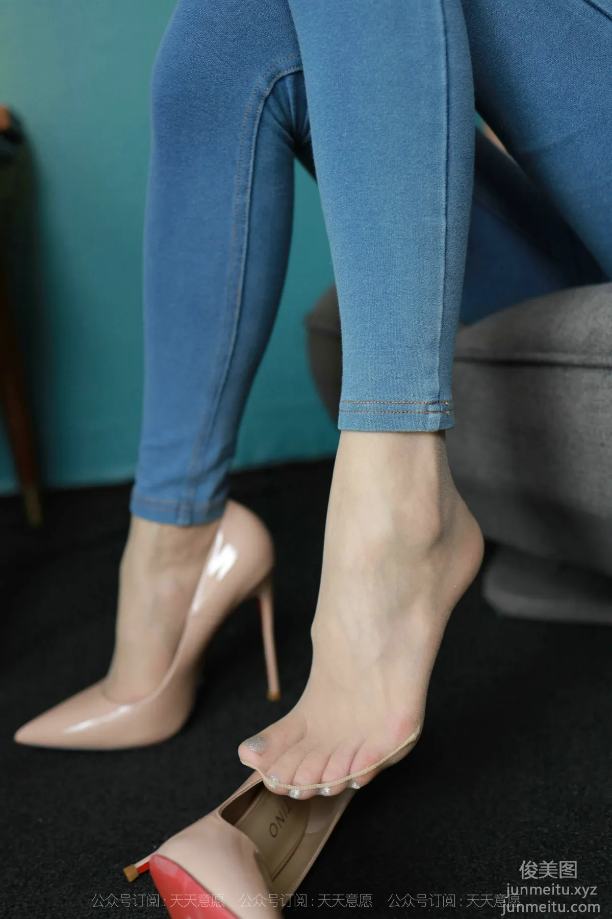 [IESS] 2021.09.01 Silk Enjoyer 906: Xiao Liu, Silk in Jeans [105P] photo 27
