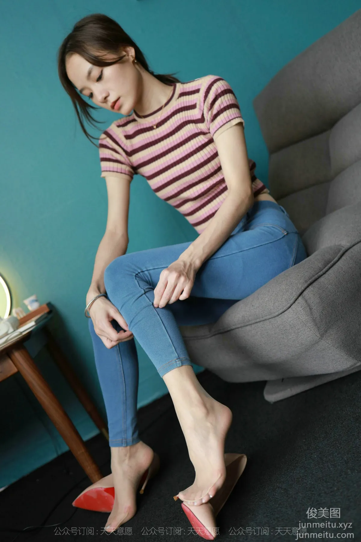 [IESS] 2021.09.01 Silk Enjoyer 906: Xiao Liu, Silk in Jeans [105P] photo 39