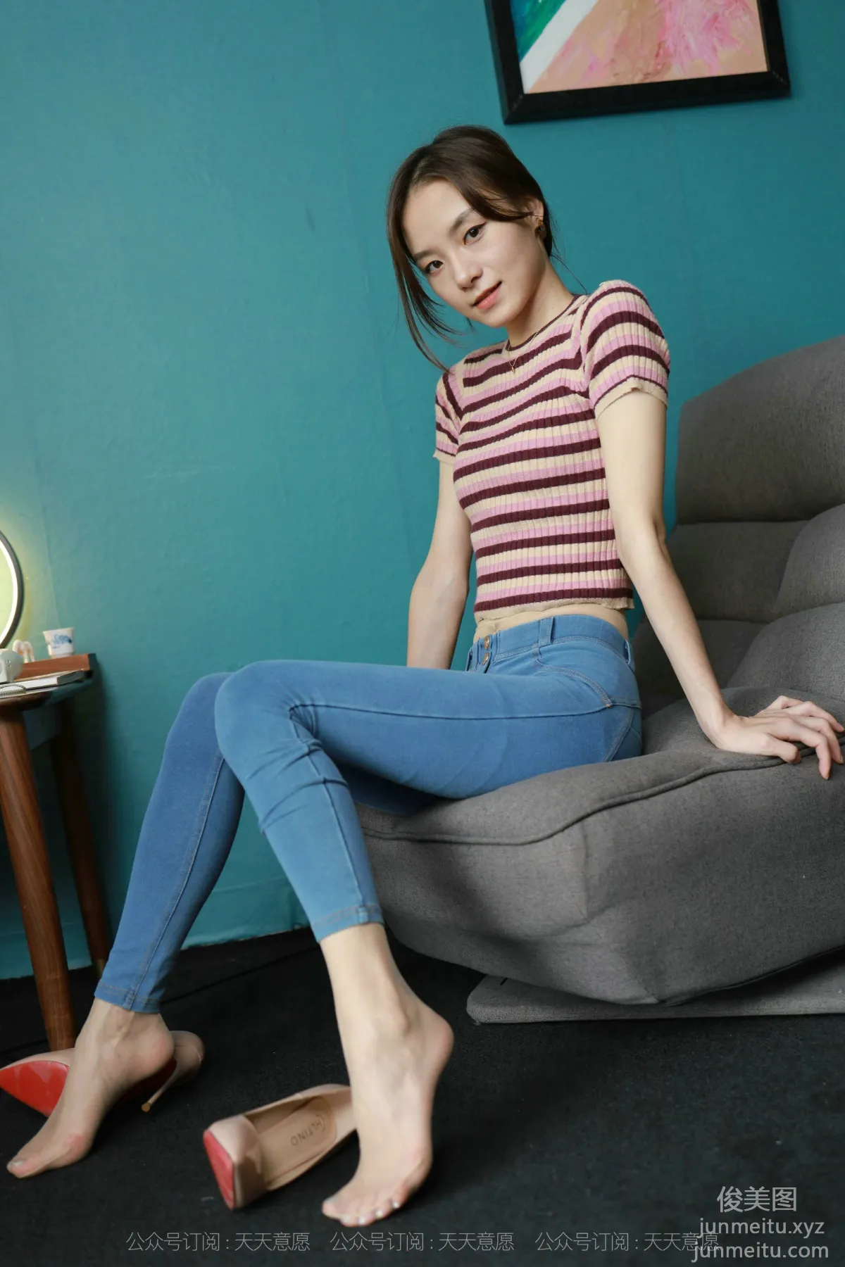 [IESS] 2021.09.01 Silk Enjoyer 906: Xiao Liu, Silk in Jeans [105P] photo 40