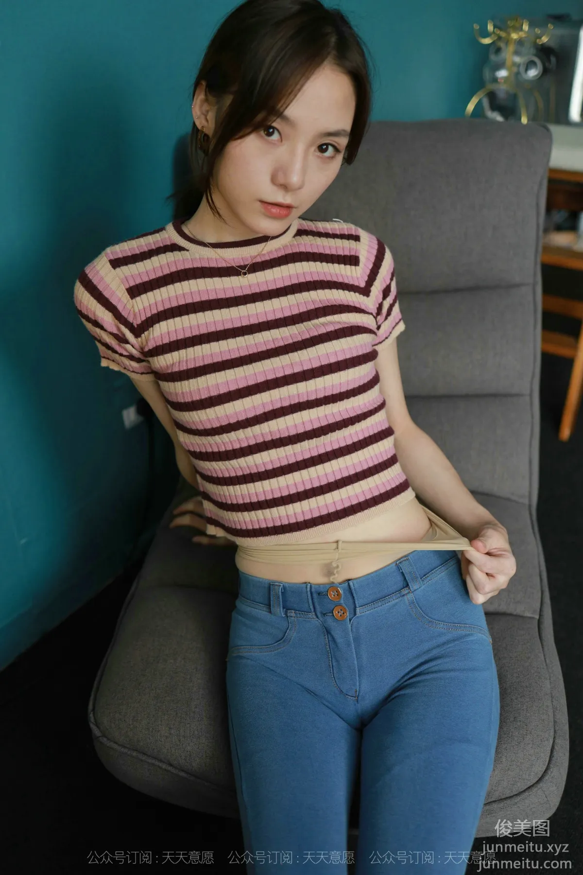 [IESS] 2021.09.01 Silk Enjoyer 906: Xiao Liu, Silk in Jeans [105P] photo 45