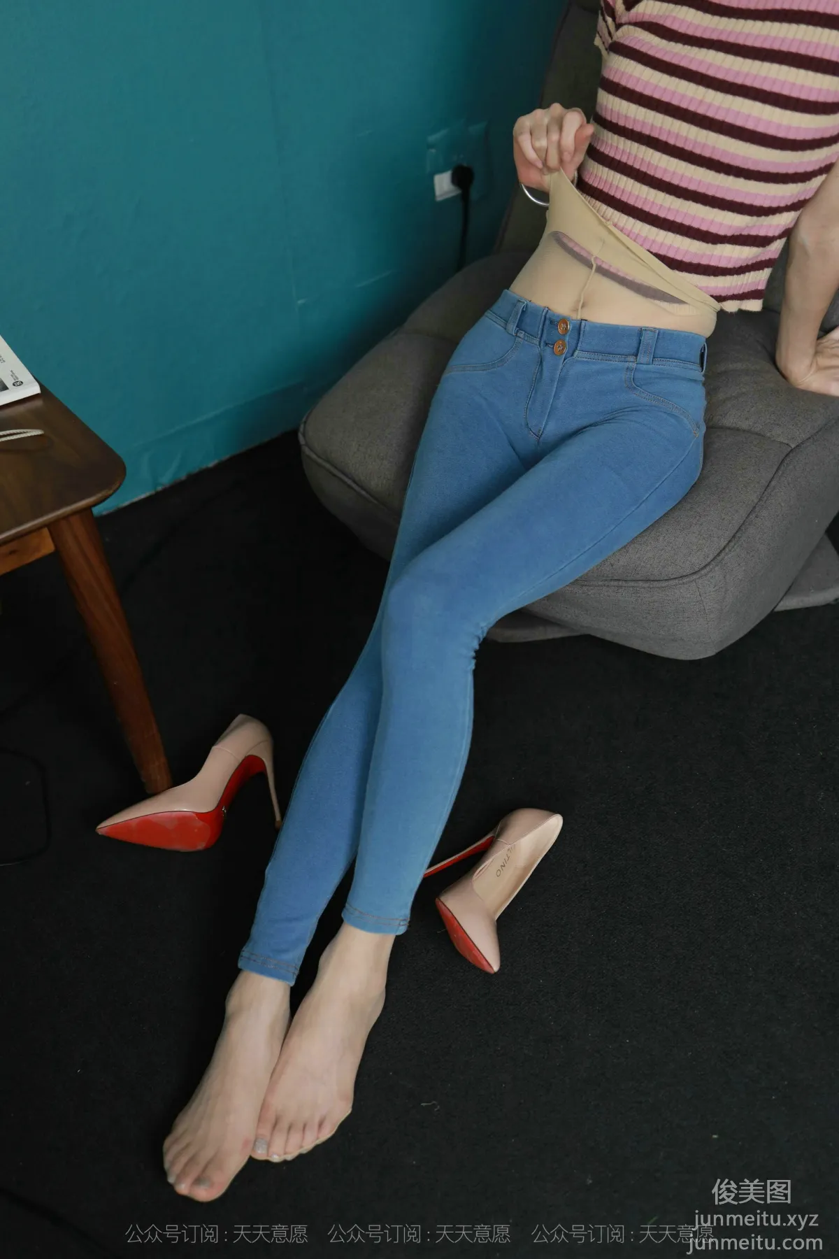 [IESS] 2021.09.01 Silk Enjoyer 906: Xiao Liu, Silk in Jeans [105P] photo 50
