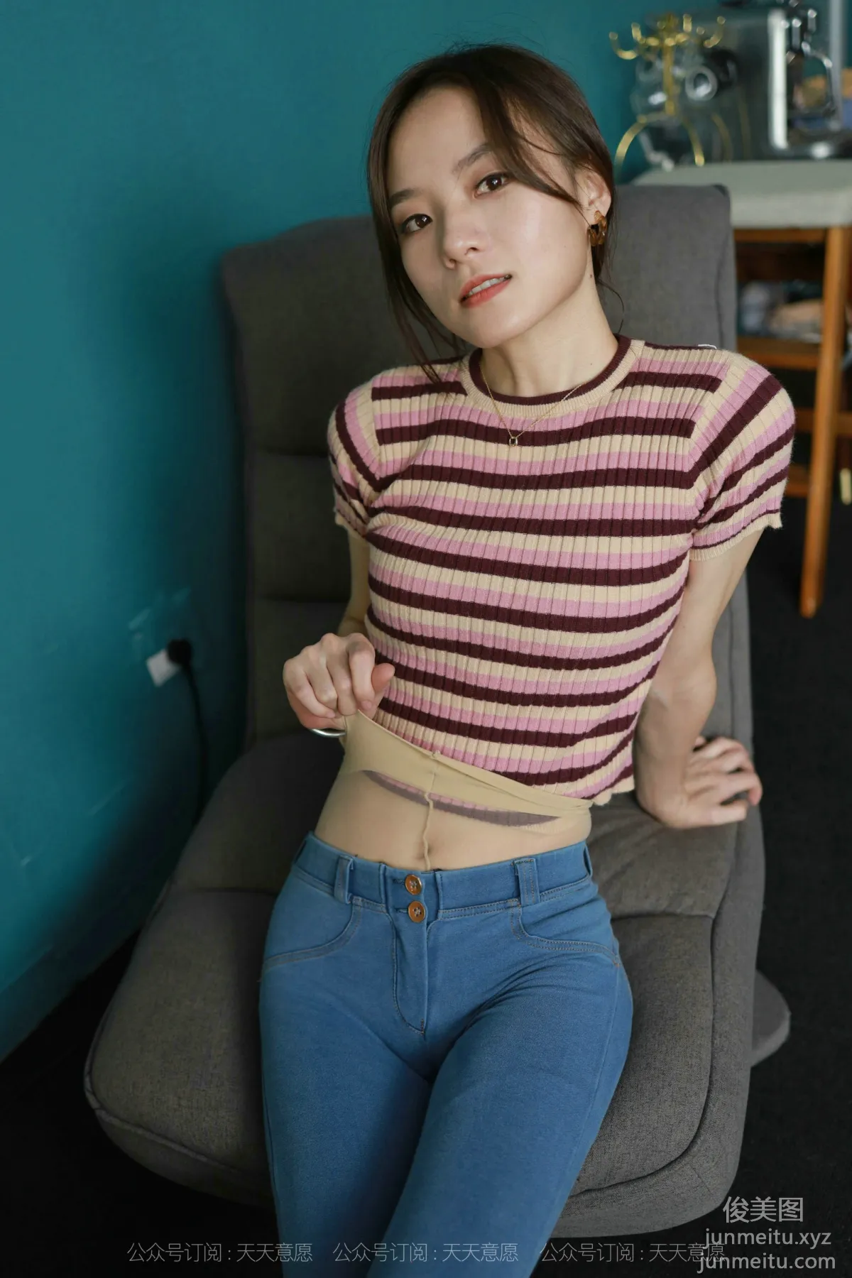 [IESS] 2021.09.01 Silk Enjoyer 906: Xiao Liu, Silk in Jeans [105P] photo 51