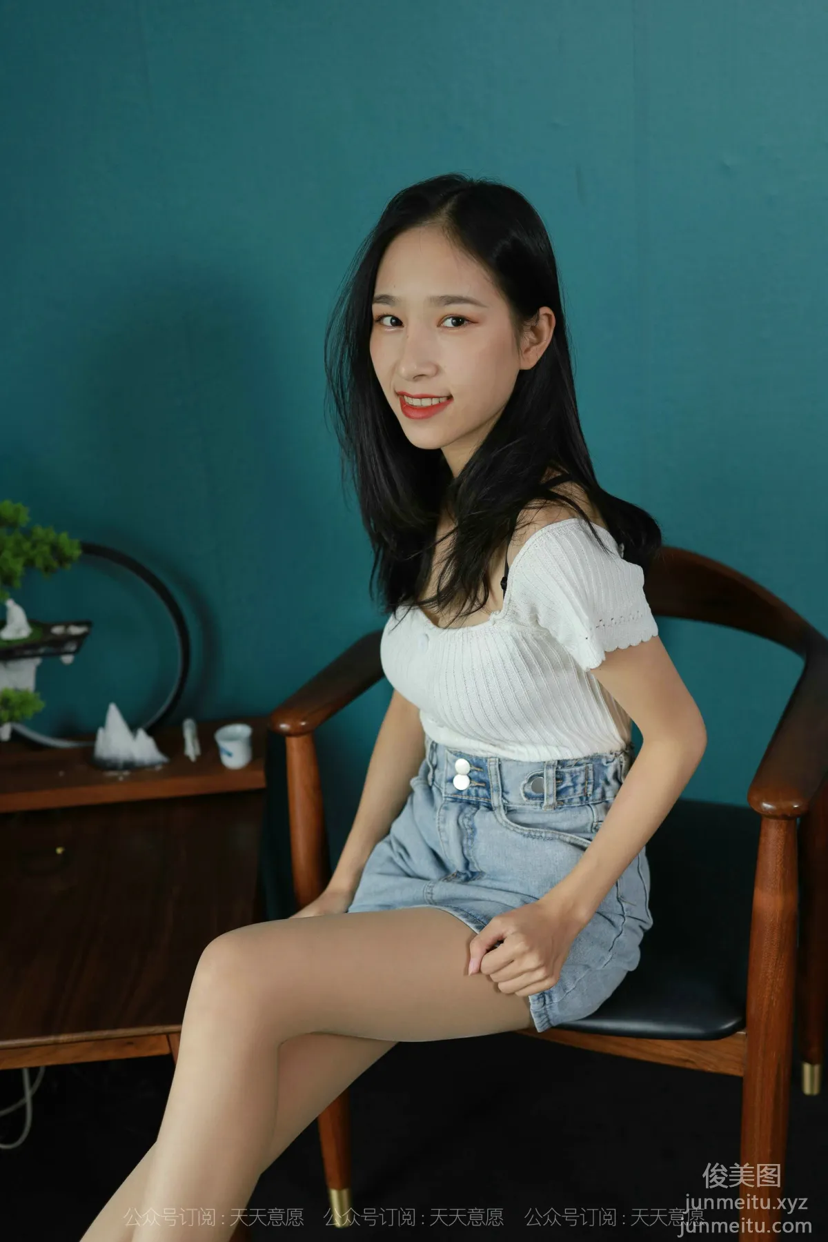 [IESS] 2021.09.26 Silk Enjoyer 930: Mei Zi, Fresh Jeans [90P] photo 22