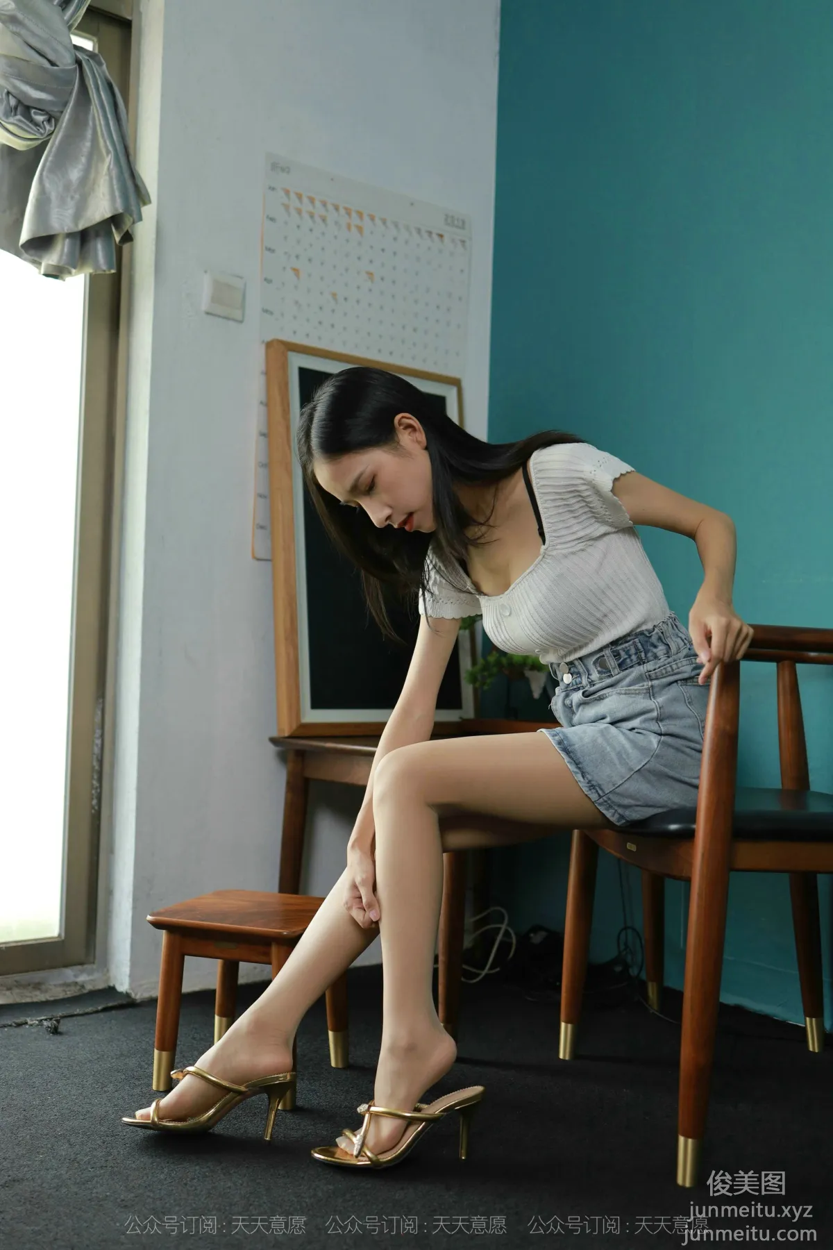 [IESS] 2021.09.26 Silk Enjoyer 930: Mei Zi, Fresh Jeans [90P] photo 43